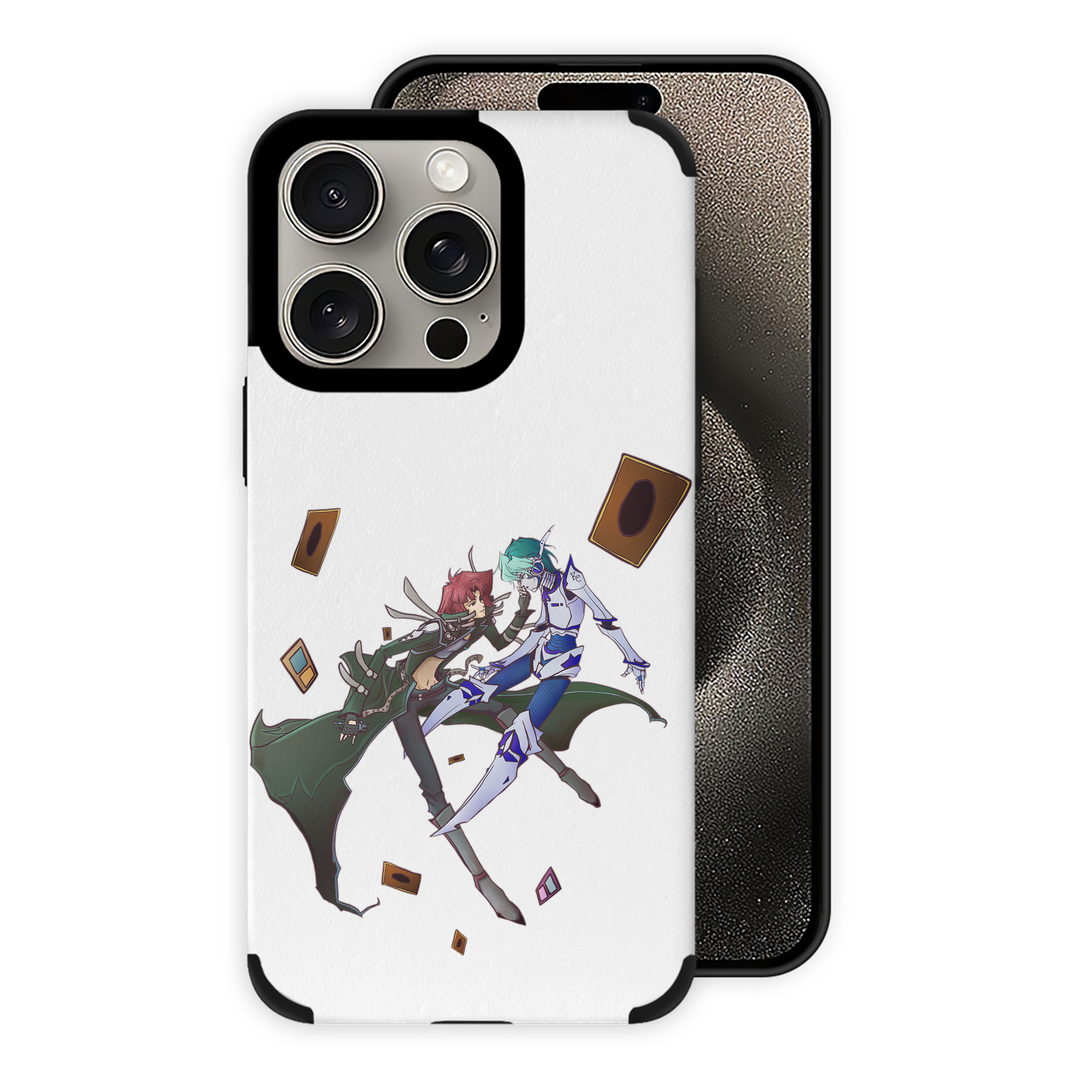 遊☆戯☆王 Yu-Gi-Oh! 【iPhone15ProMax対応】 PUレザー スマホケース 耐衝撃＆黄変防止