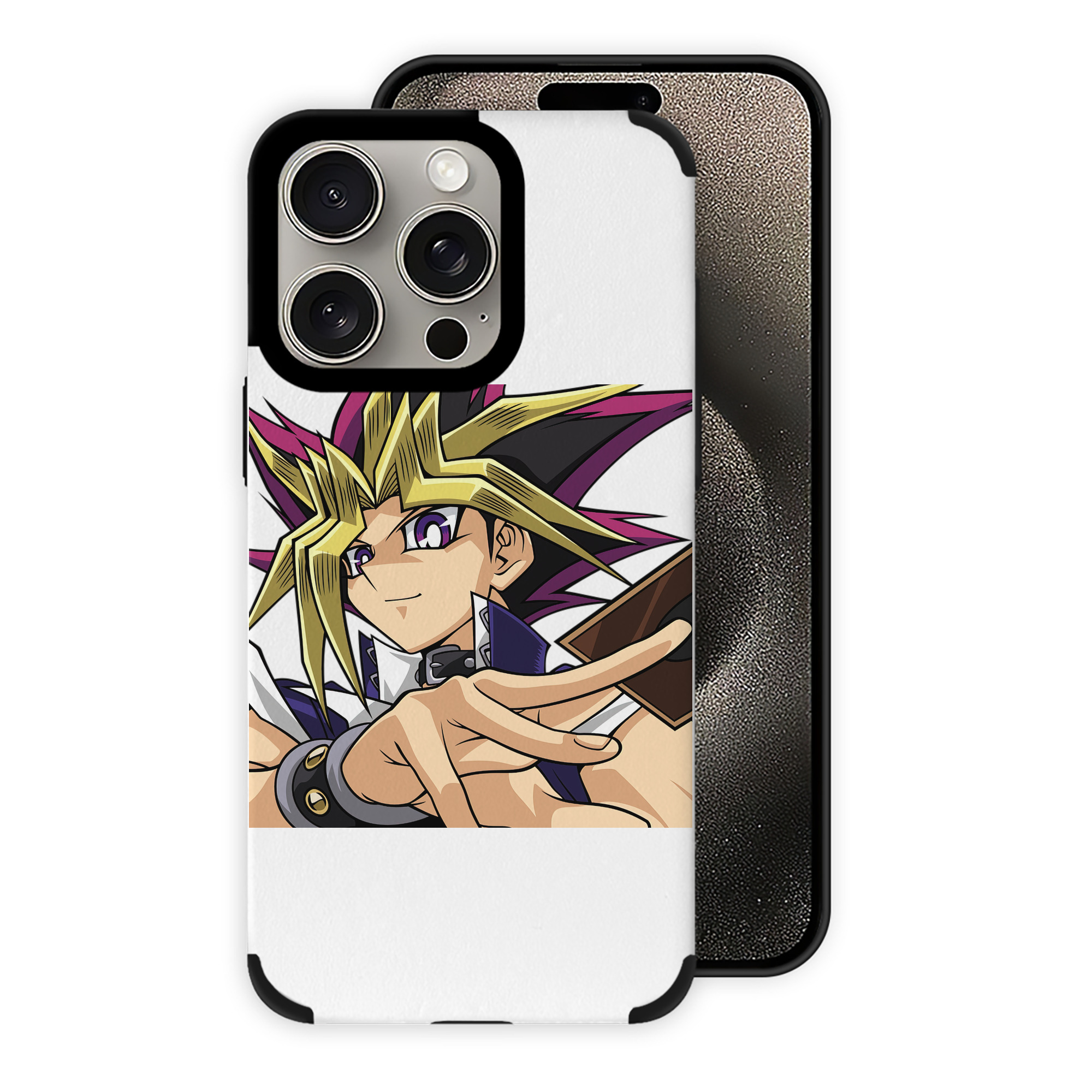 遊☆戯☆王 Yu-Gi-Oh! 【iPhone15ProMax対応】 PUレザー スマホケース 耐衝撃＆黄変防止