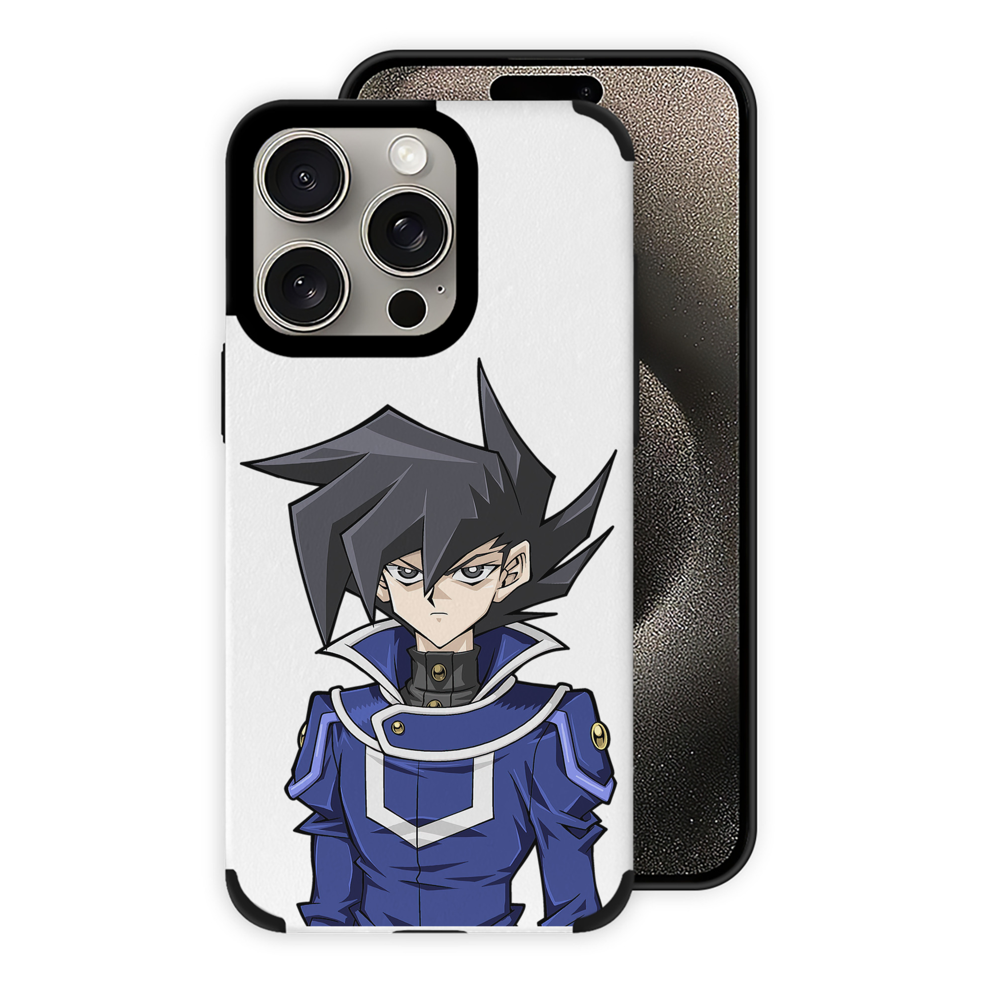 遊☆戯☆王 Yu-Gi-Oh! 【iPhone15ProMax対応】 PUレザー スマホケース 耐衝撃＆黄変防止