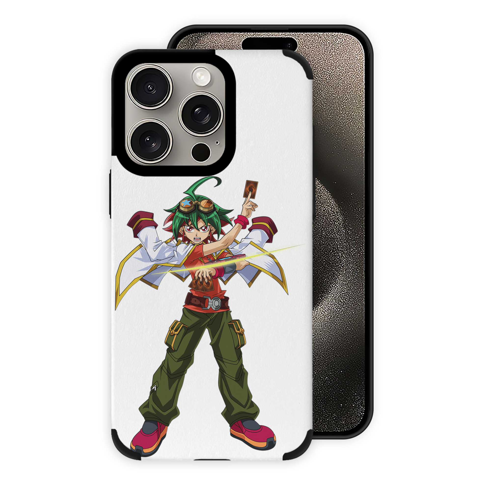 遊☆戯☆王 Yu-Gi-Oh! 【iPhone15ProMax対応】 PUレザー スマホケース 耐衝撃＆黄変防止