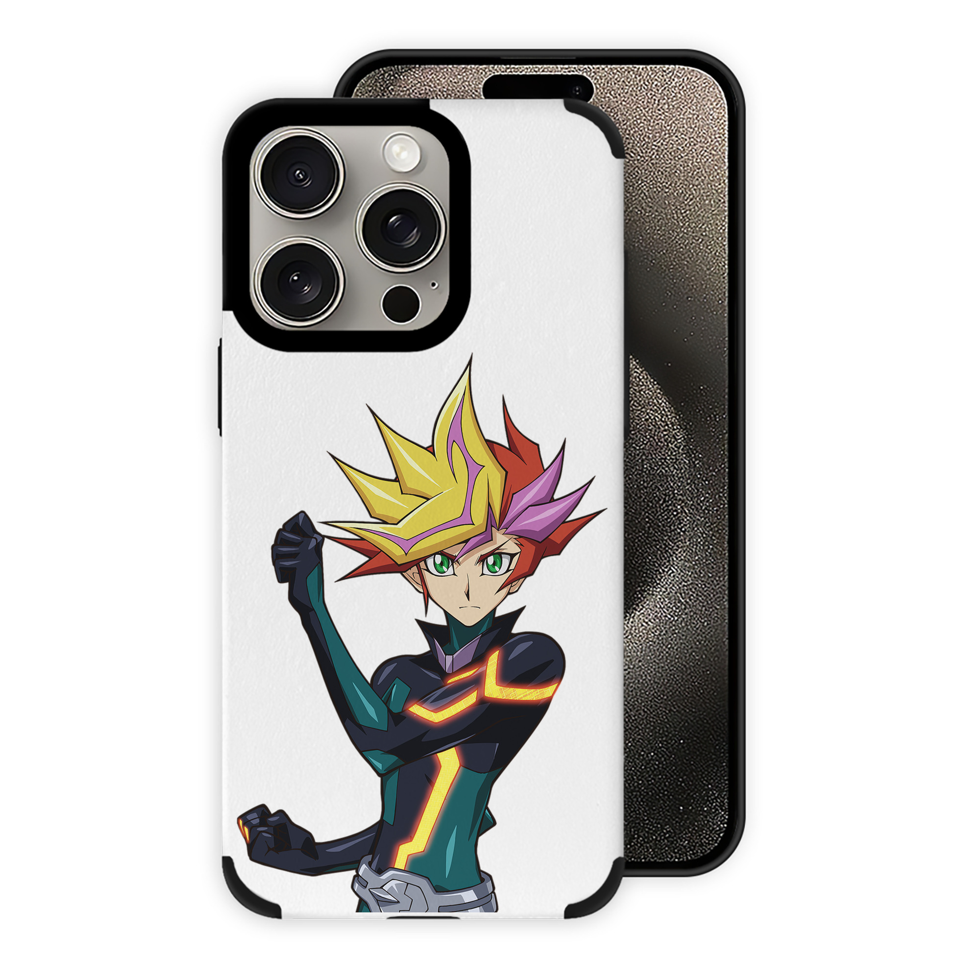 遊☆戯☆王 Yu-Gi-Oh! 【iPhone15ProMax対応】 PUレザー スマホケース 耐衝撃＆黄変防止