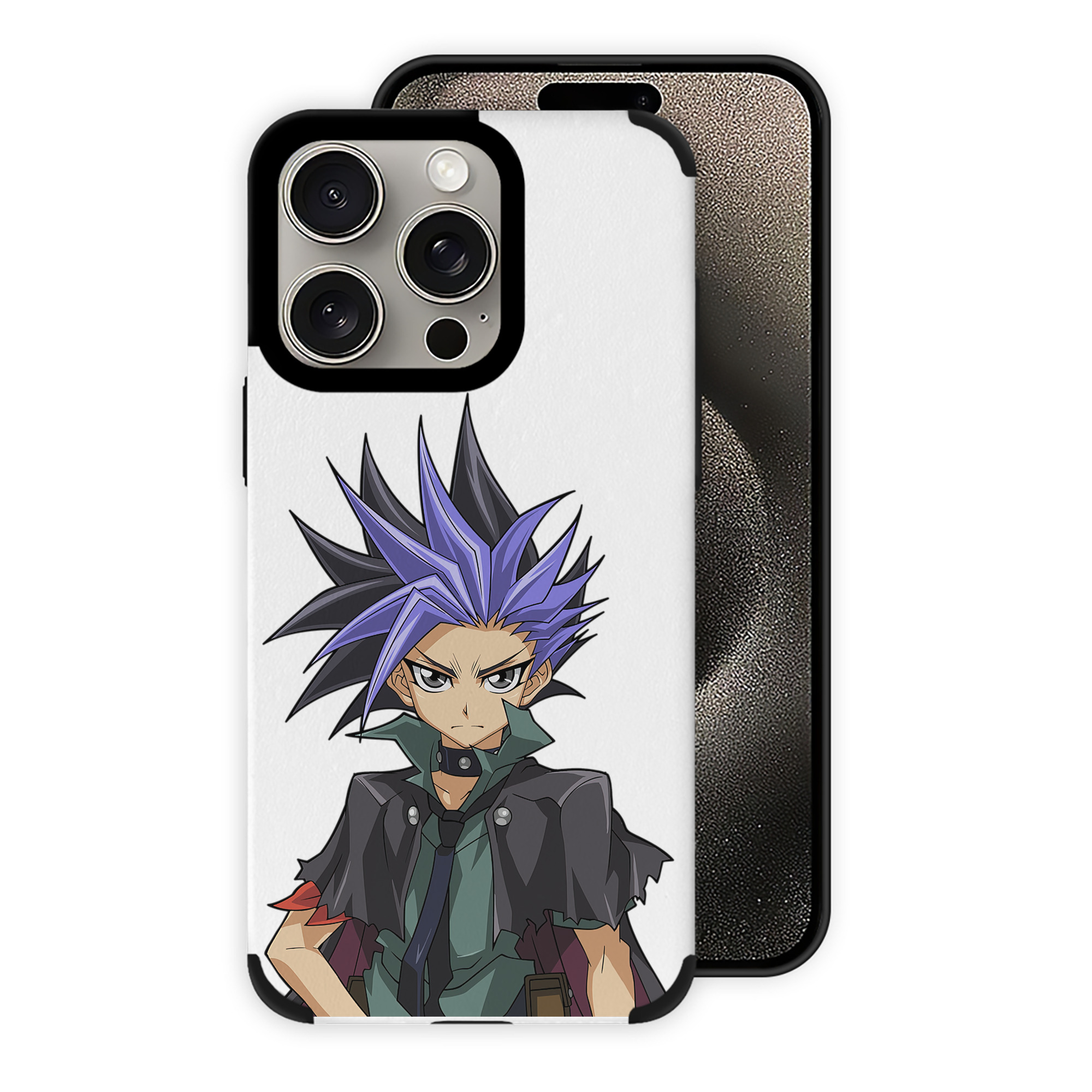 遊☆戯☆王 Yu-Gi-Oh! 【iPhone15ProMax対応】 PUレザー スマホケース 耐衝撃＆黄変防止