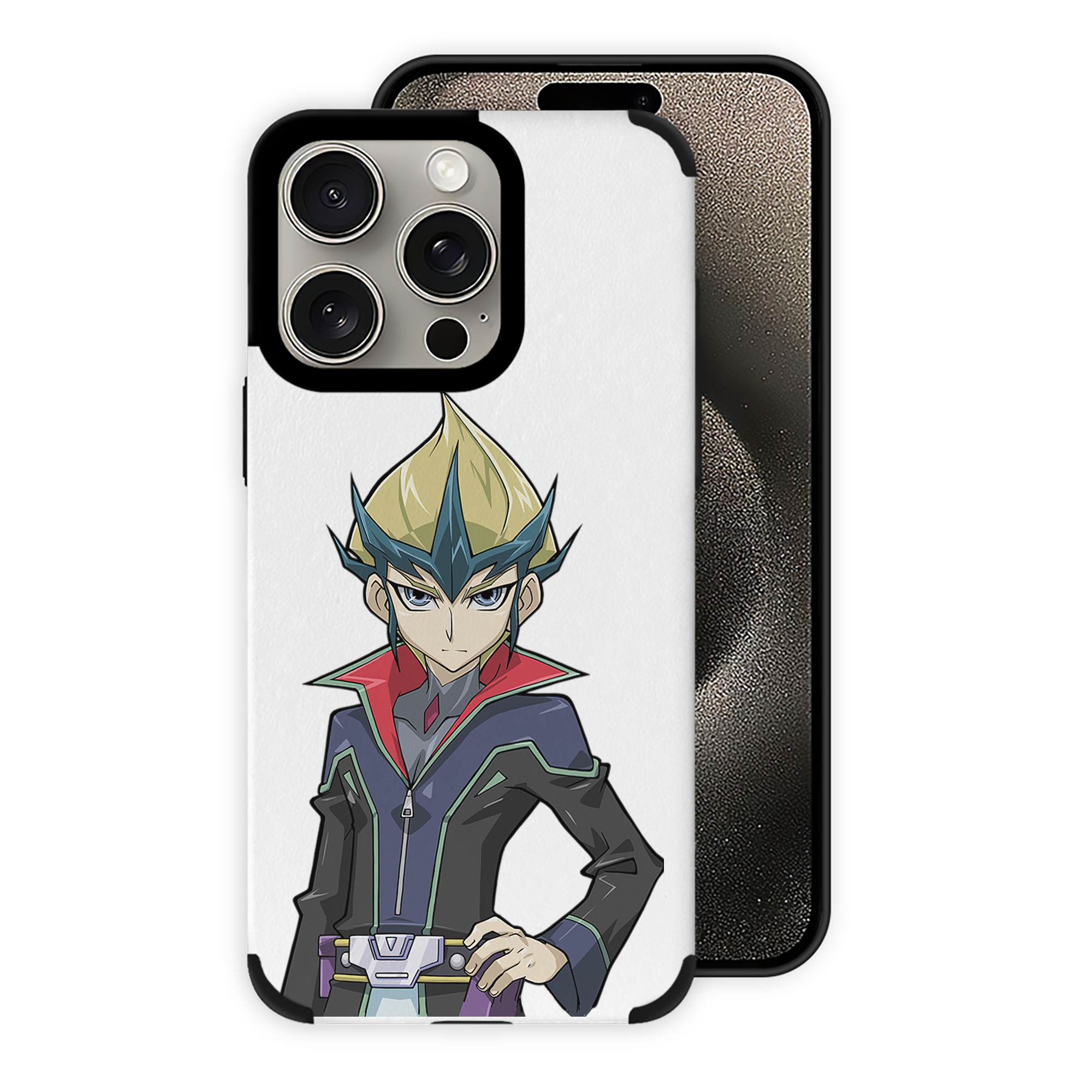 遊☆戯☆王 Yu-Gi-Oh! 【iPhone15ProMax対応】 PUレザー スマホケース 耐衝撃＆黄変防止