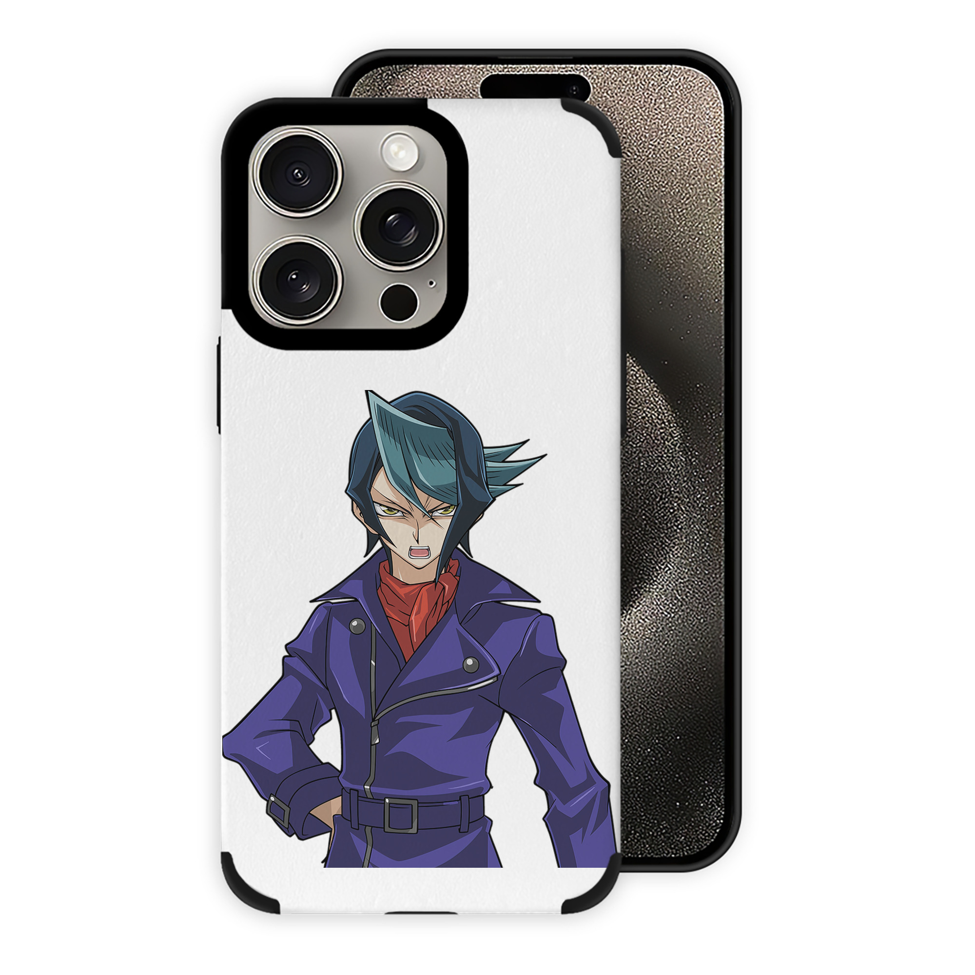 遊☆戯☆王 Yu-Gi-Oh! 【iPhone15ProMax対応】 PUレザー スマホケース 耐衝撃＆黄変防止