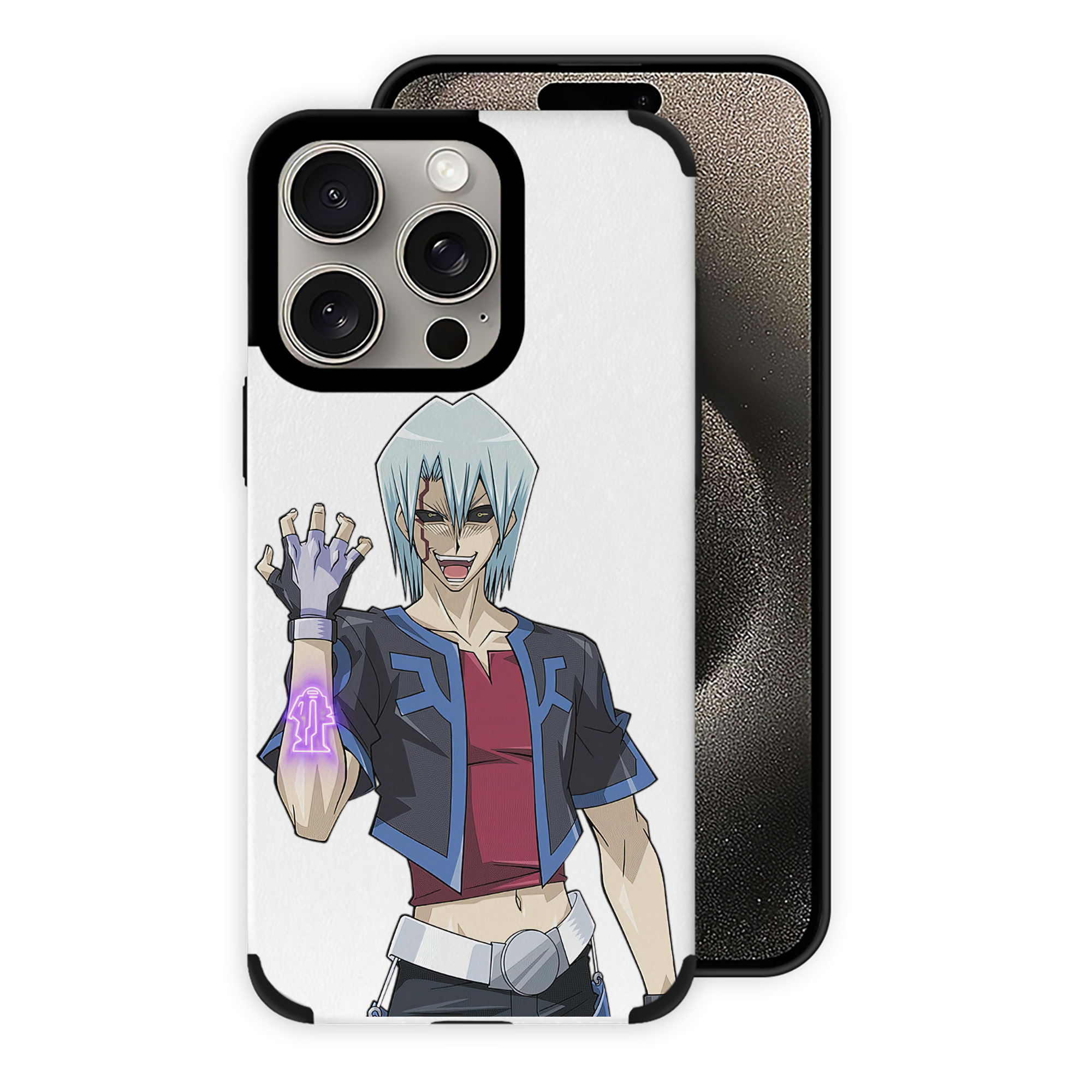 遊☆戯☆王 Yu-Gi-Oh! 【iPhone15ProMax対応】 PUレザー スマホケース 耐衝撃＆黄変防止