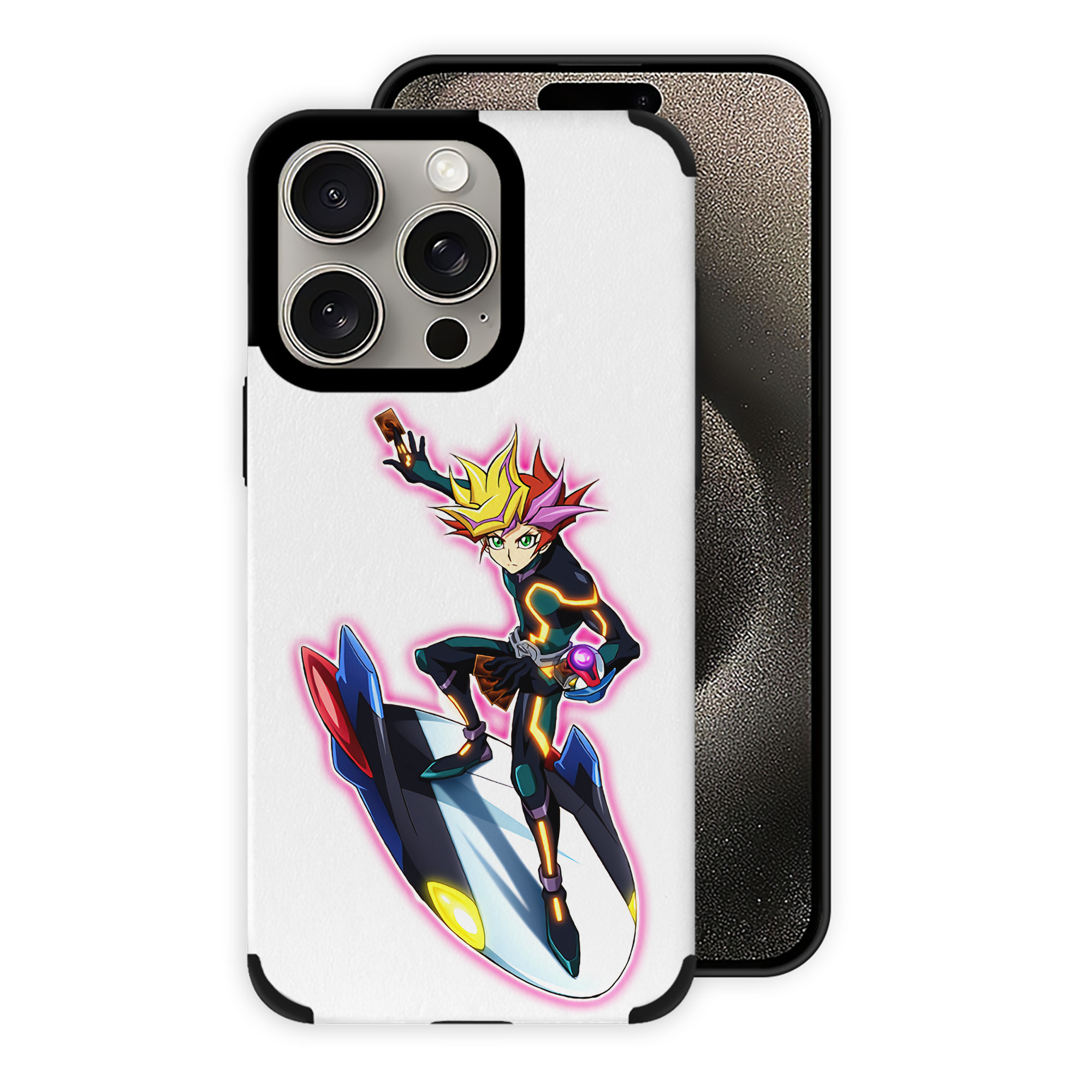 遊☆戯☆王 Yu-Gi-Oh! 【iPhone15ProMax対応】 PUレザー スマホケース 耐衝撃＆黄変防止
