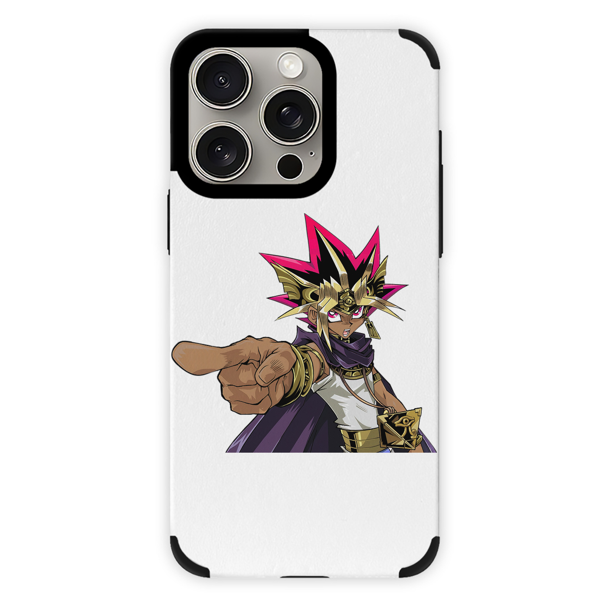 遊☆戯☆王 Yu-Gi-Oh! 【iPhone15ProMax対応】 PUレザー スマホケース 耐衝撃＆黄変防止