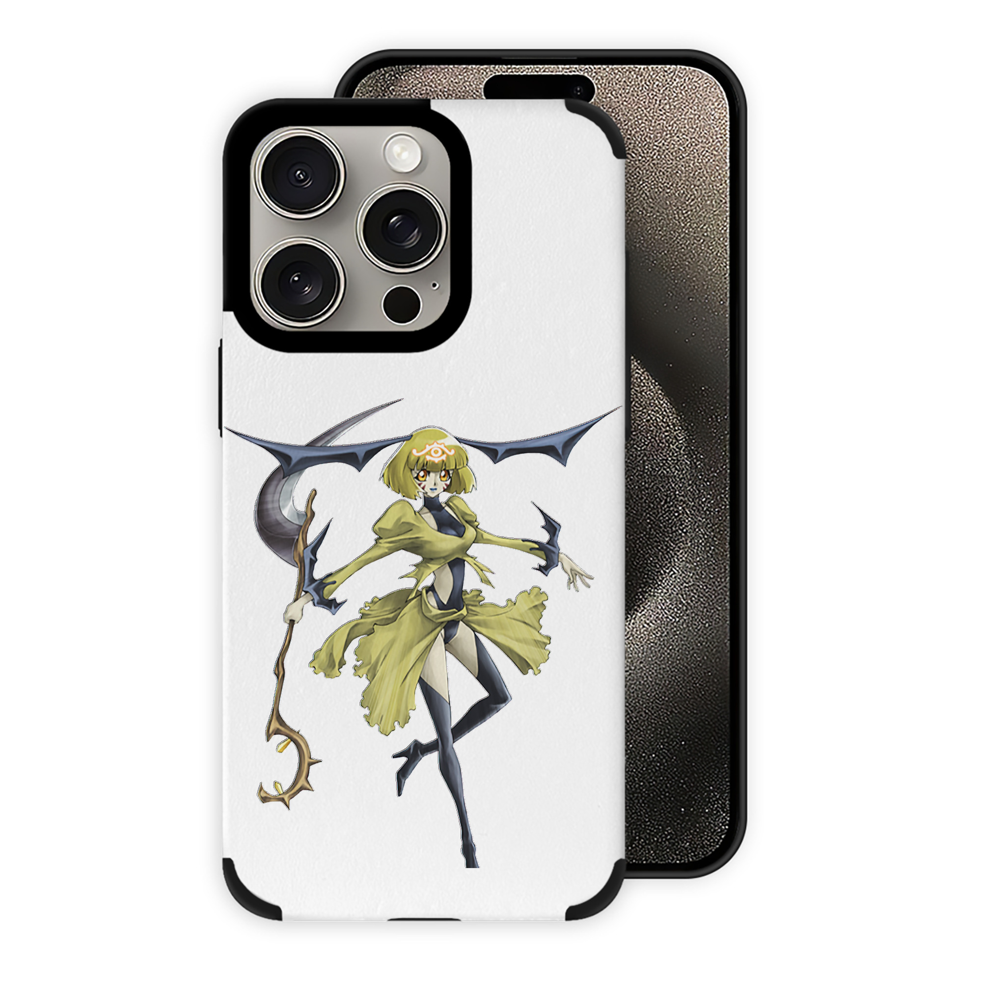 （画像用） 遊☆戯☆王 Yu-Gi-Oh! 【iPhone15ProMax対応】 PUレザー スマホケース 耐衝撃＆黄変防止