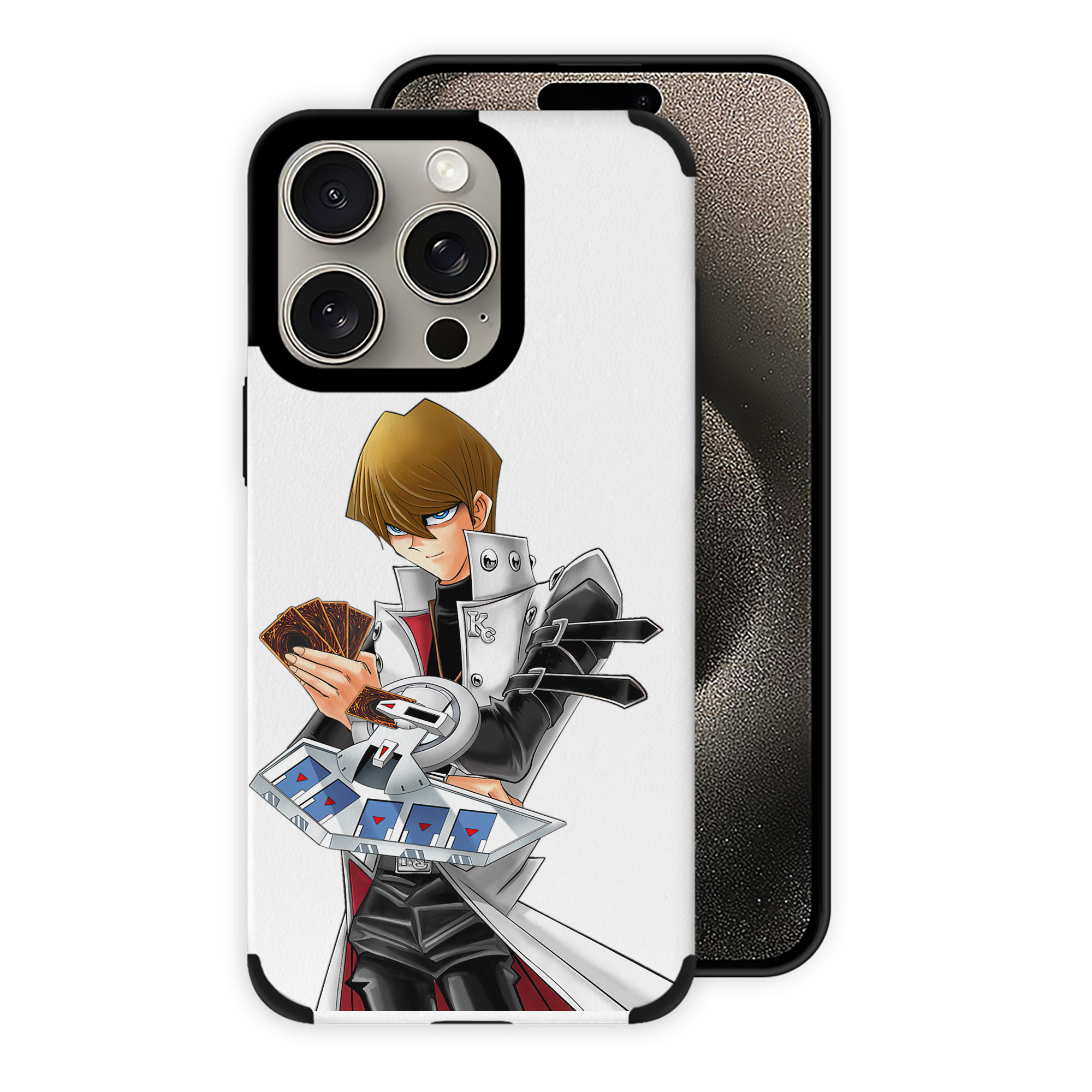 遊☆戯☆王 Yu-Gi-Oh! 【iPhone15ProMax対応】 PUレザー スマホケース 耐衝撃＆黄変防止