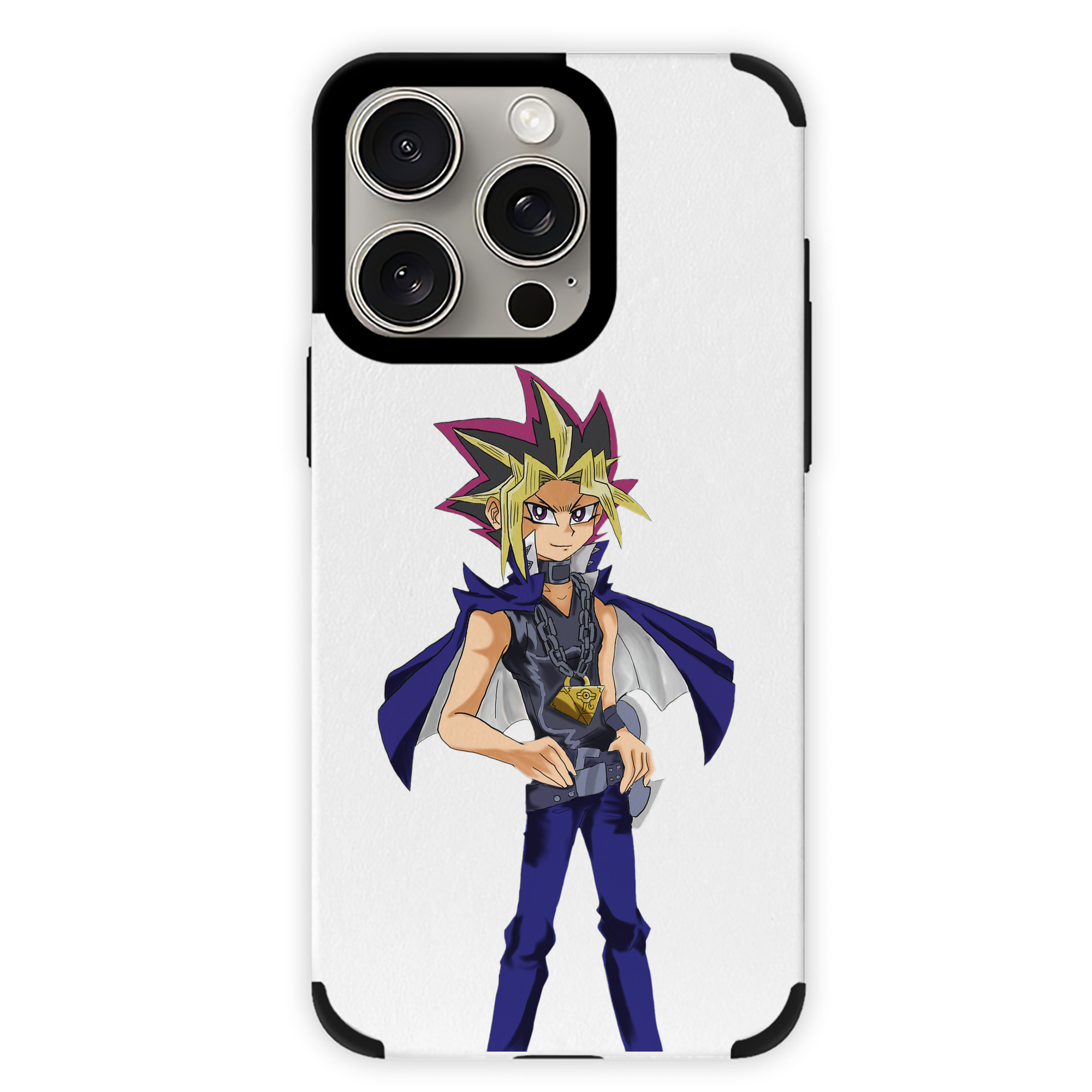 遊☆戯☆王 Yu-Gi-Oh! 【iPhone15ProMax対応】 PUレザー スマホケース 耐衝撃＆黄変防止