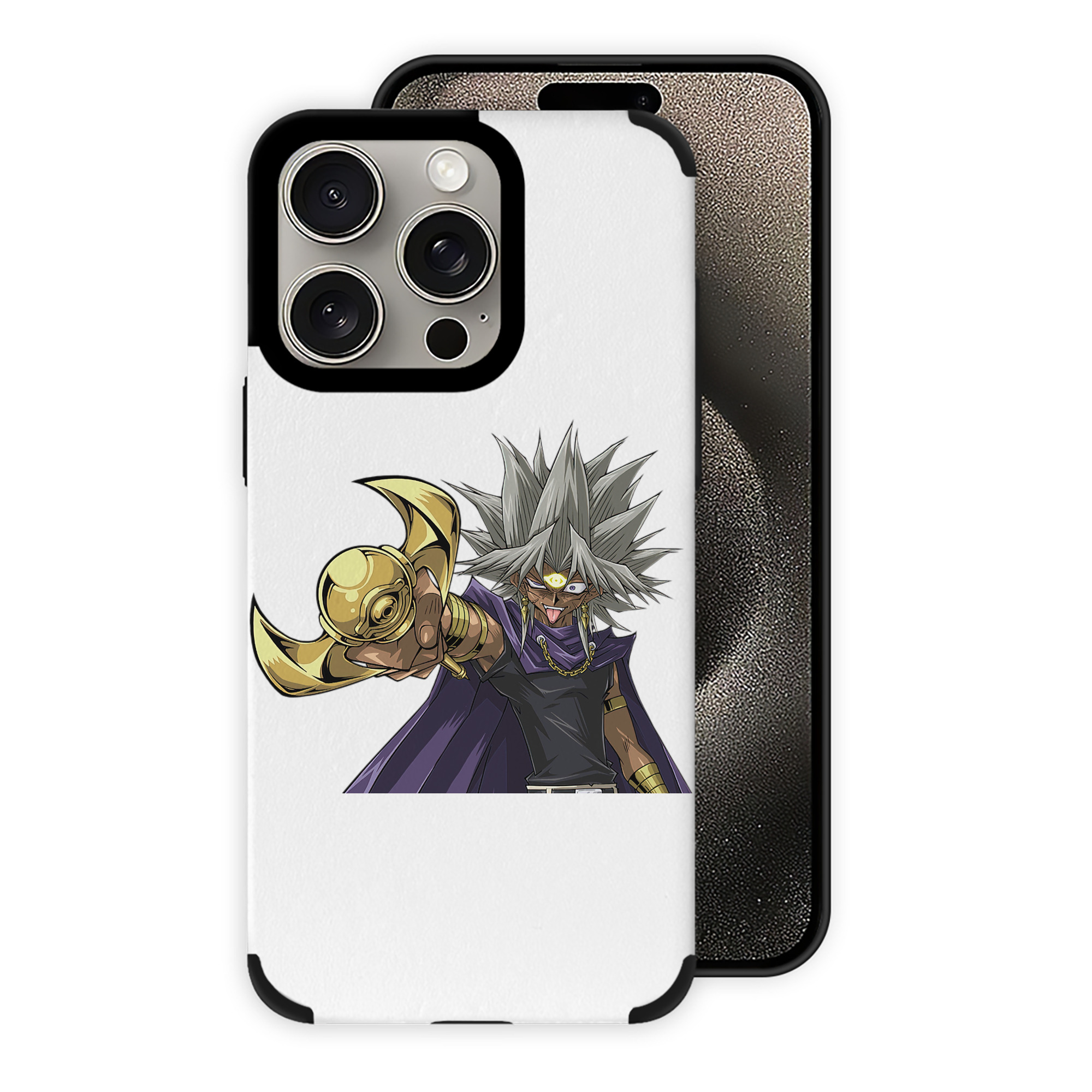 （画像用） 遊☆戯☆王 Yu-Gi-Oh! 【iPhone15ProMax対応】 PUレザー スマホケース 耐衝撃＆黄変防止