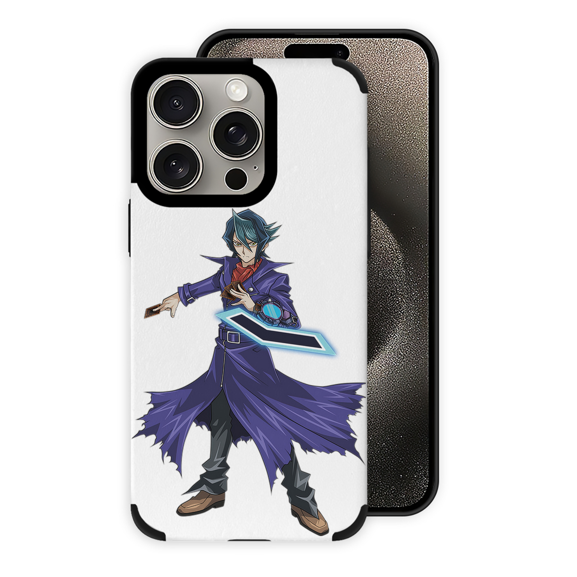 遊☆戯☆王 Yu-Gi-Oh! 【iPhone15ProMax対応】 PUレザー スマホケース 耐衝撃＆黄変防止