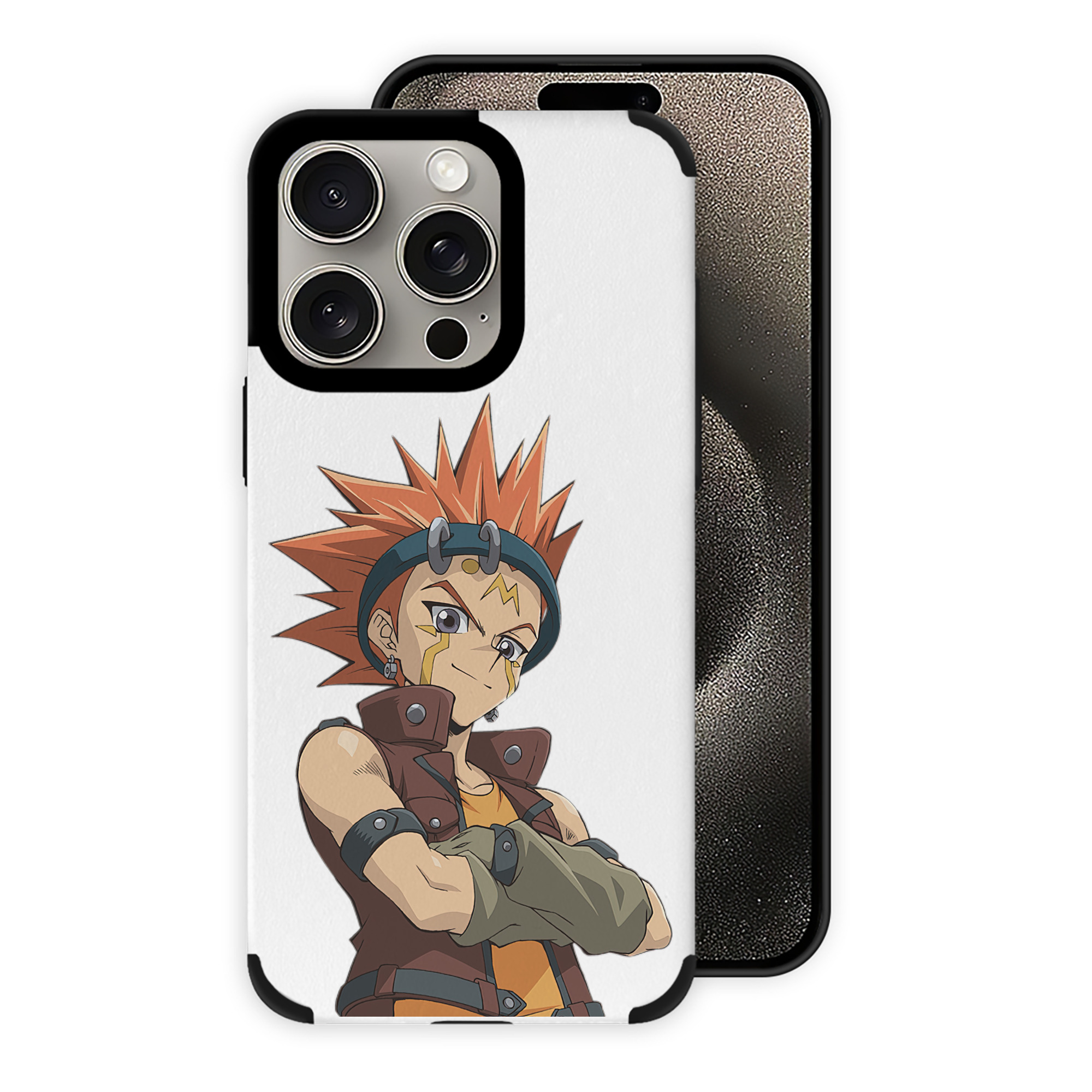 （画像用） 遊☆戯☆王 Yu-Gi-Oh! 【iPhone15ProMax対応】 PUレザー スマホケース 耐衝撃＆黄変防止