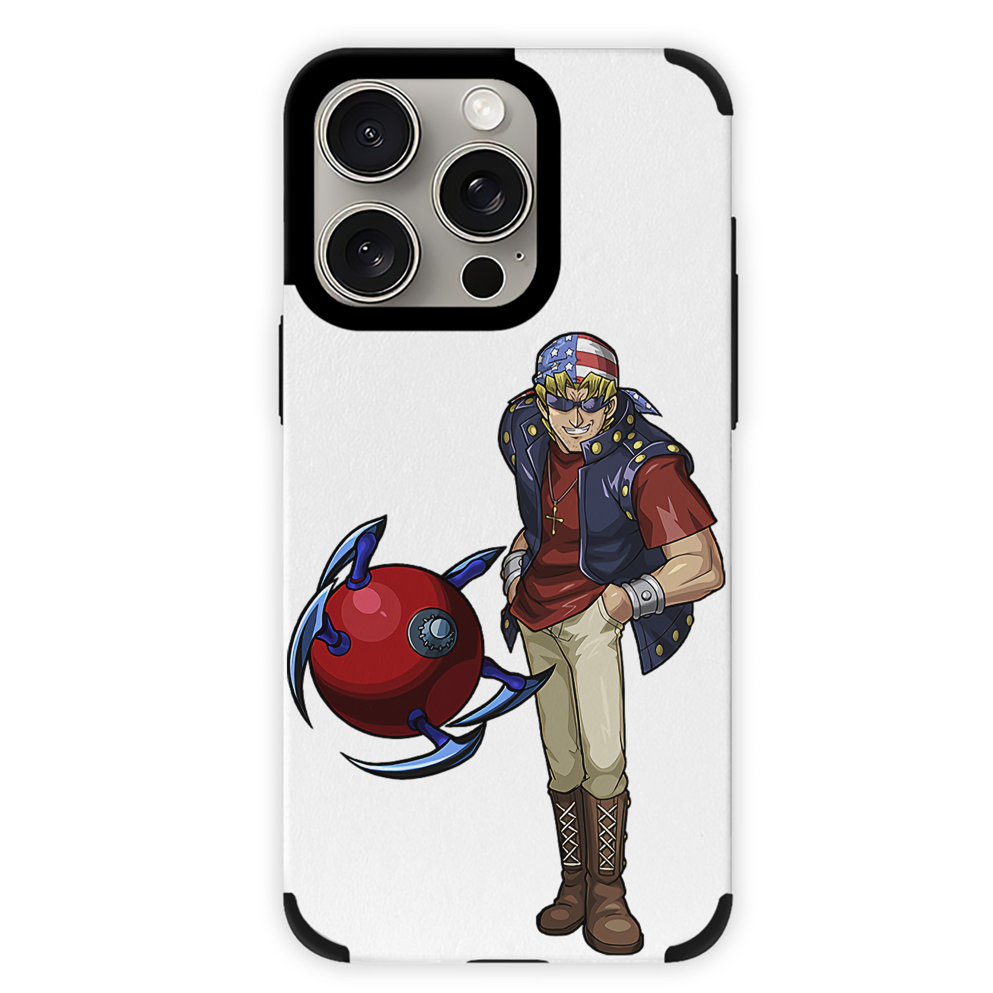 遊☆戯☆王 Yu-Gi-Oh! 【iPhone15ProMax対応】 PUレザー スマホケース 耐衝撃＆黄変防止