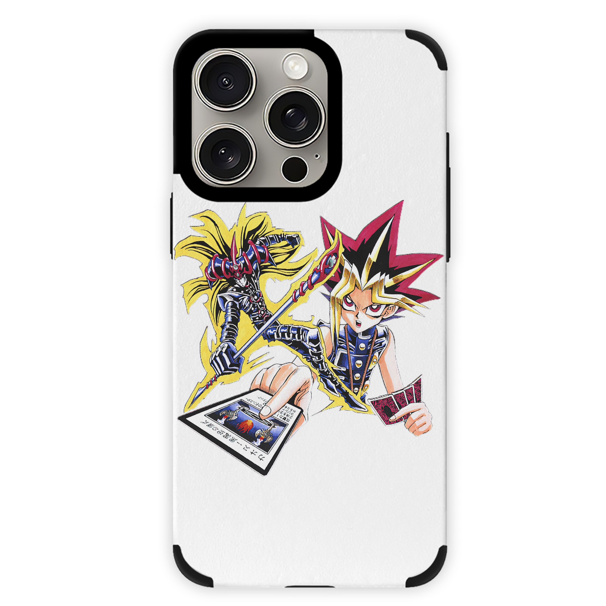 遊☆戯☆王 Yu-Gi-Oh! 【iPhone15ProMax対応】 PUレザー スマホケース 耐衝撃＆黄変防止