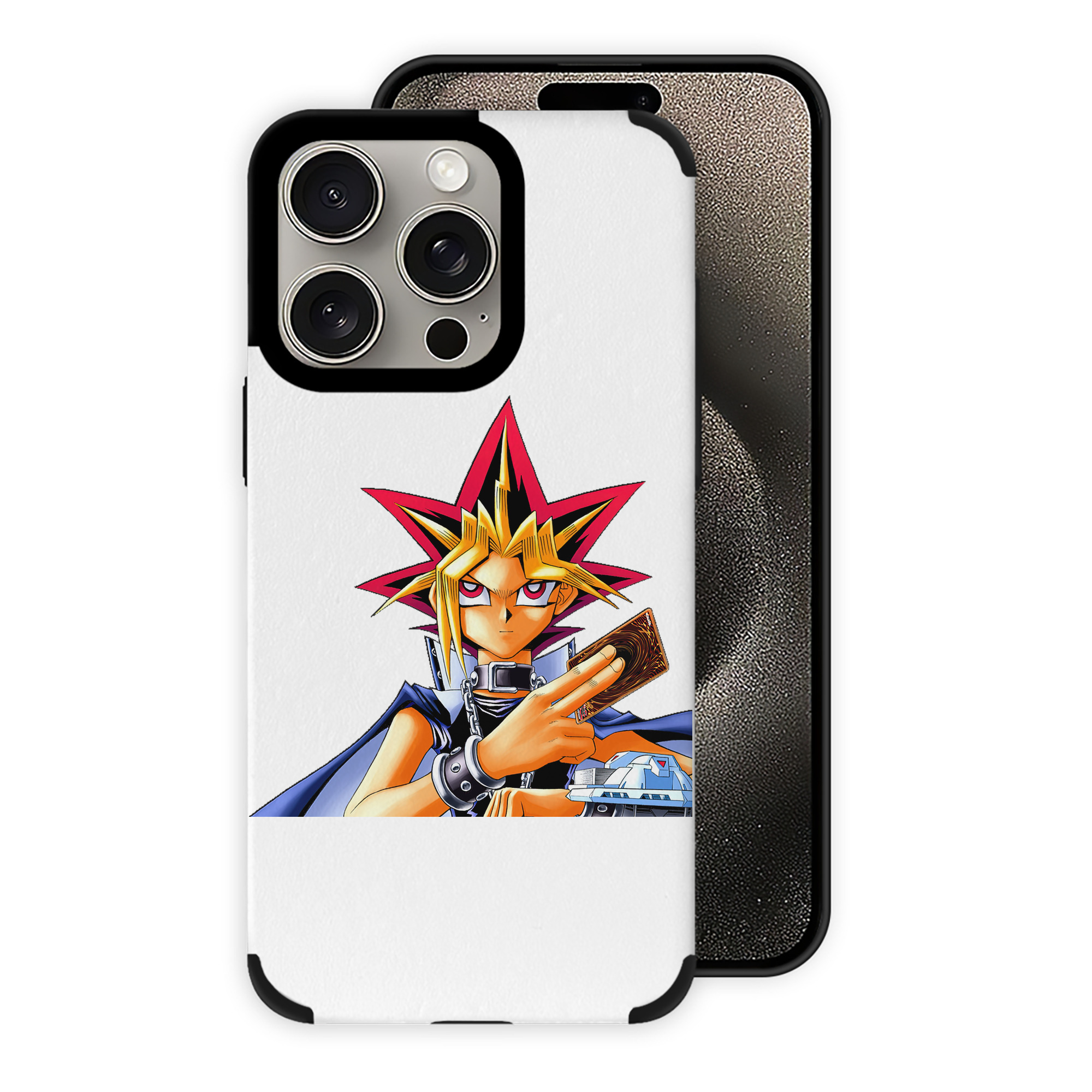 （画像用） 遊☆戯☆王 Yu-Gi-Oh! 【iPhone15ProMax対応】 PUレザー スマホケース 耐衝撃＆黄変防止