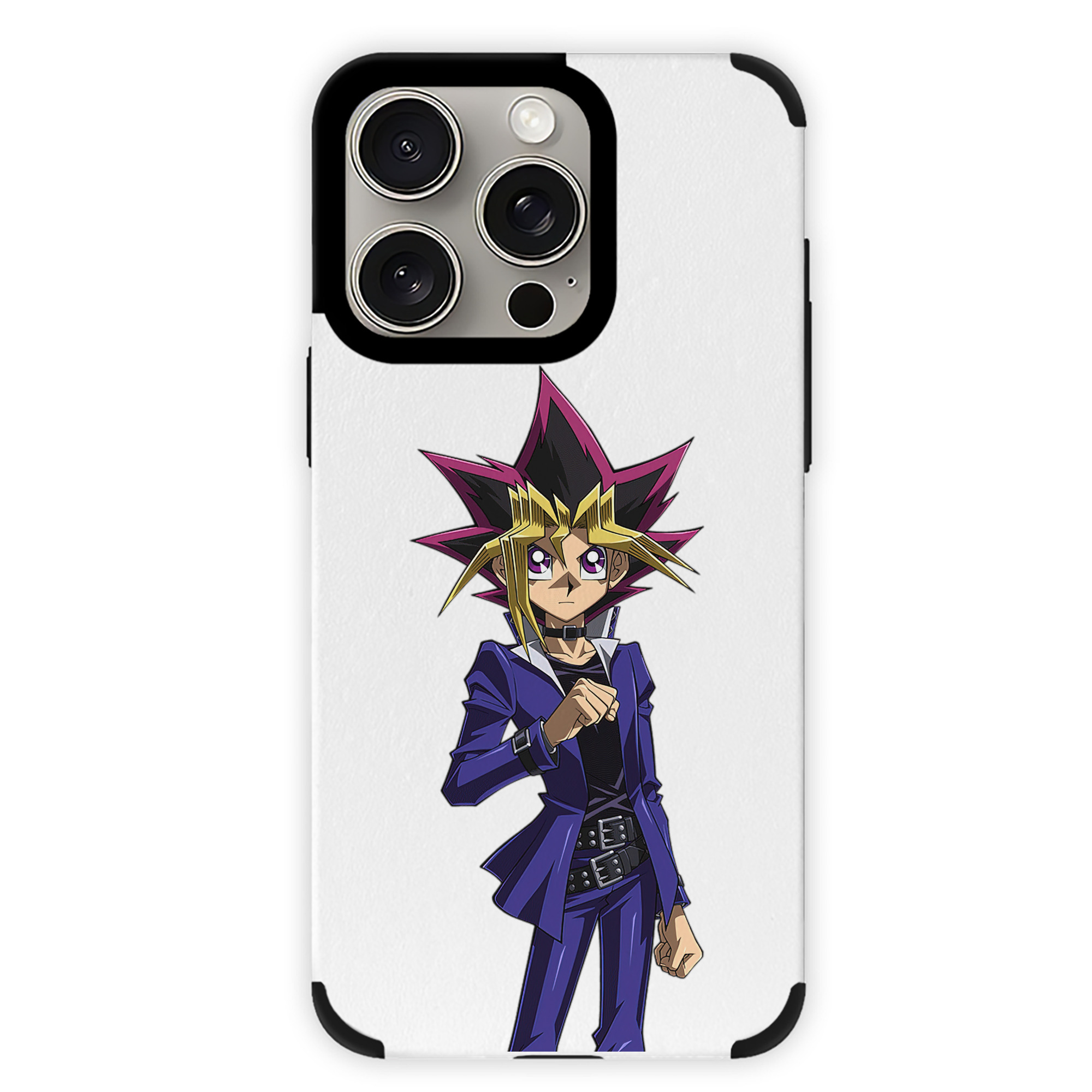 遊☆戯☆王 Yu-Gi-Oh! 【iPhone15ProMax対応】 PUレザー スマホケース 耐衝撃＆黄変防止