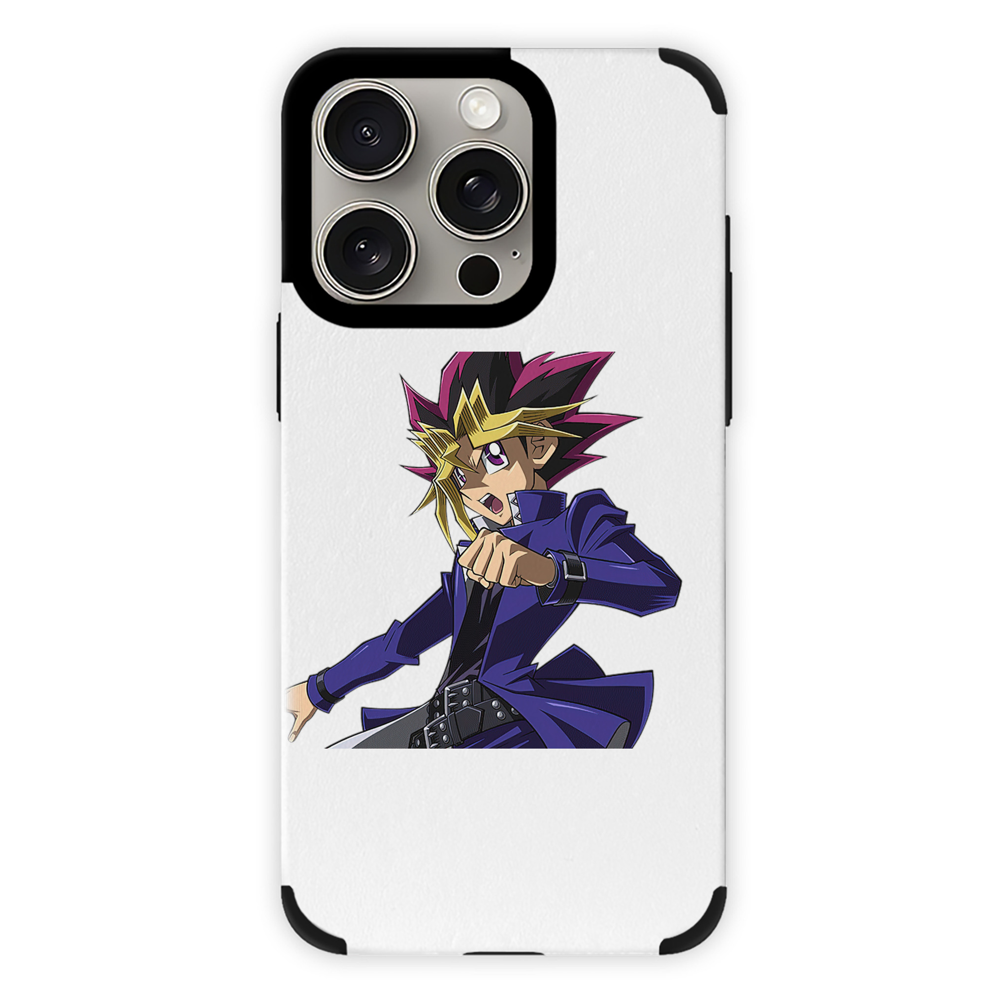 遊☆戯☆王 Yu-Gi-Oh! 【iPhone15ProMax対応】 PUレザー スマホケース 耐衝撃＆黄変防止