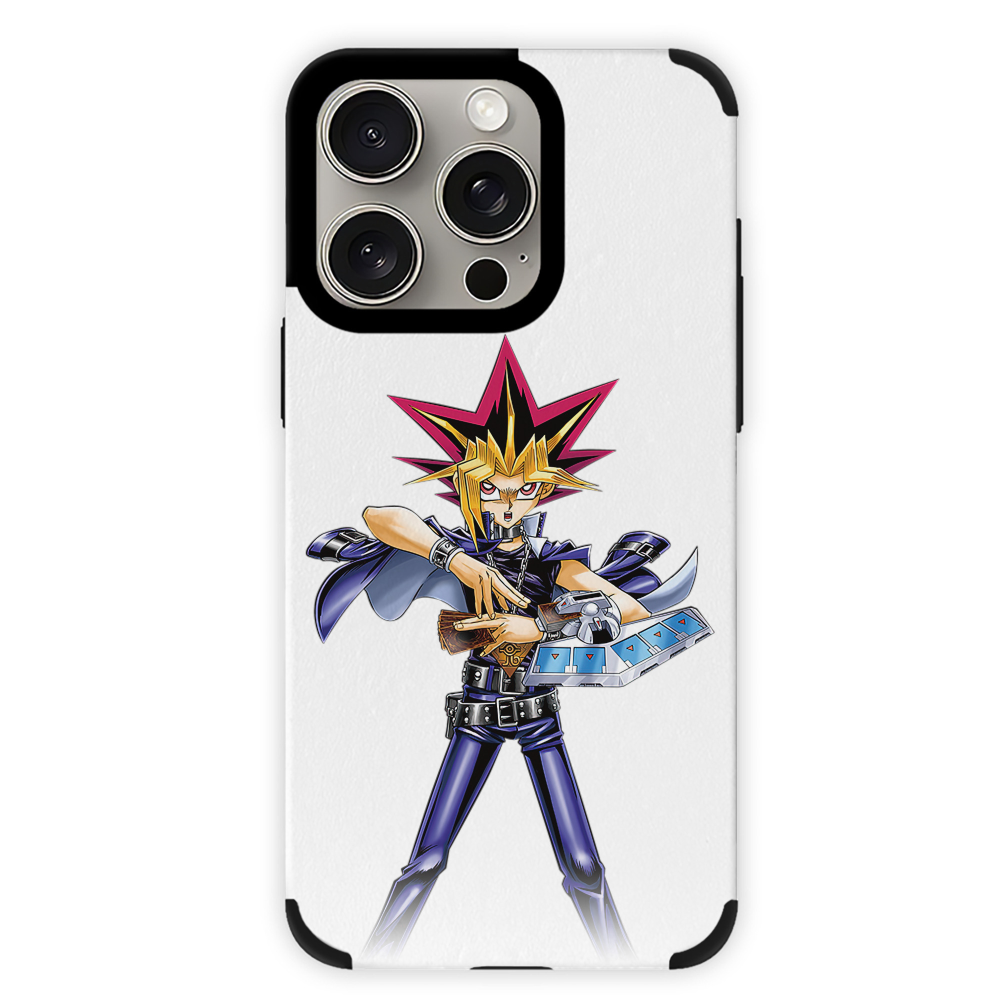 遊☆戯☆王 Yu-Gi-Oh! 【iPhone15ProMax対応】 PUレザー スマホケース 耐衝撃＆黄変防止