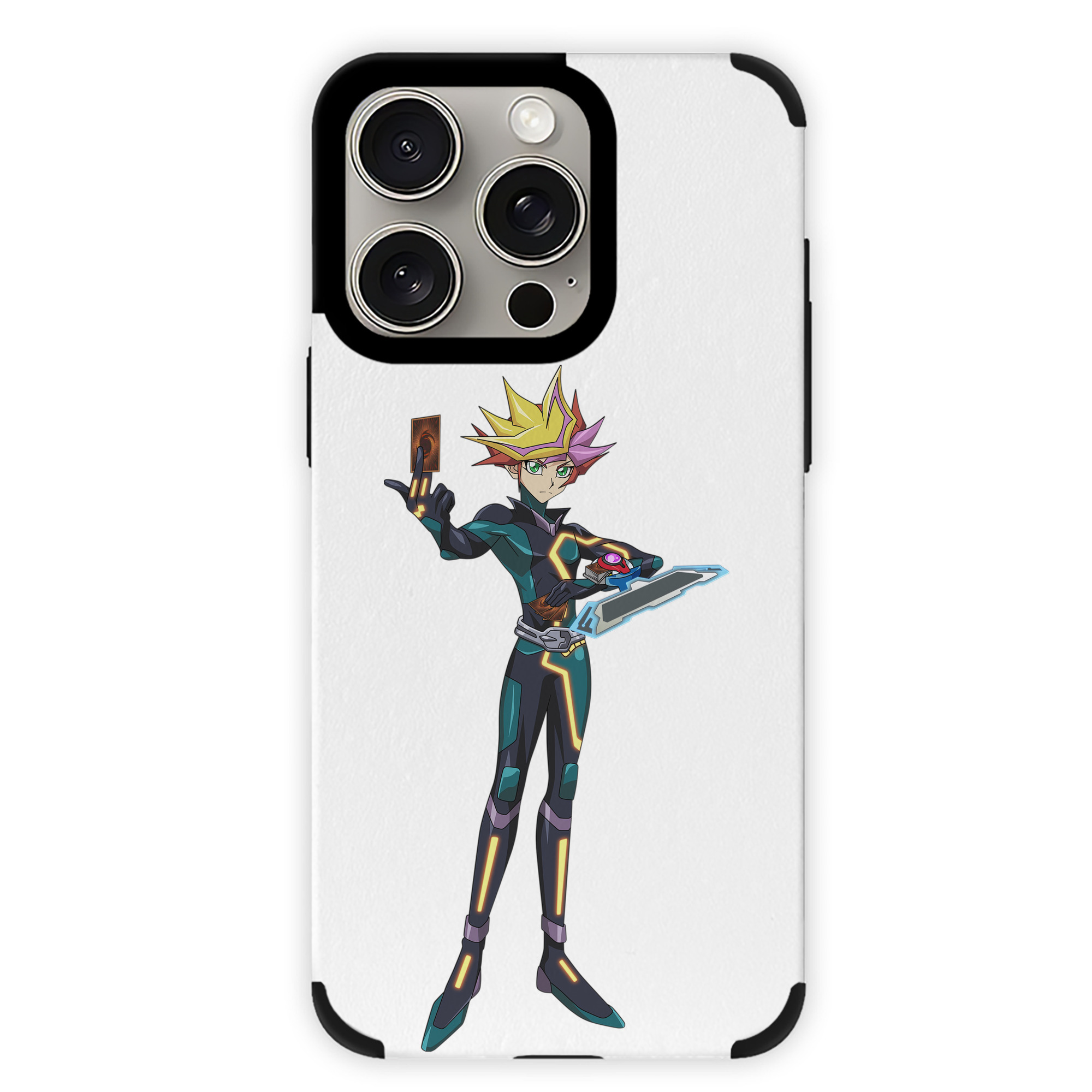 遊☆戯☆王 Yu-Gi-Oh! 【iPhone15ProMax対応】 PUレザー スマホケース 耐衝撃＆黄変防止