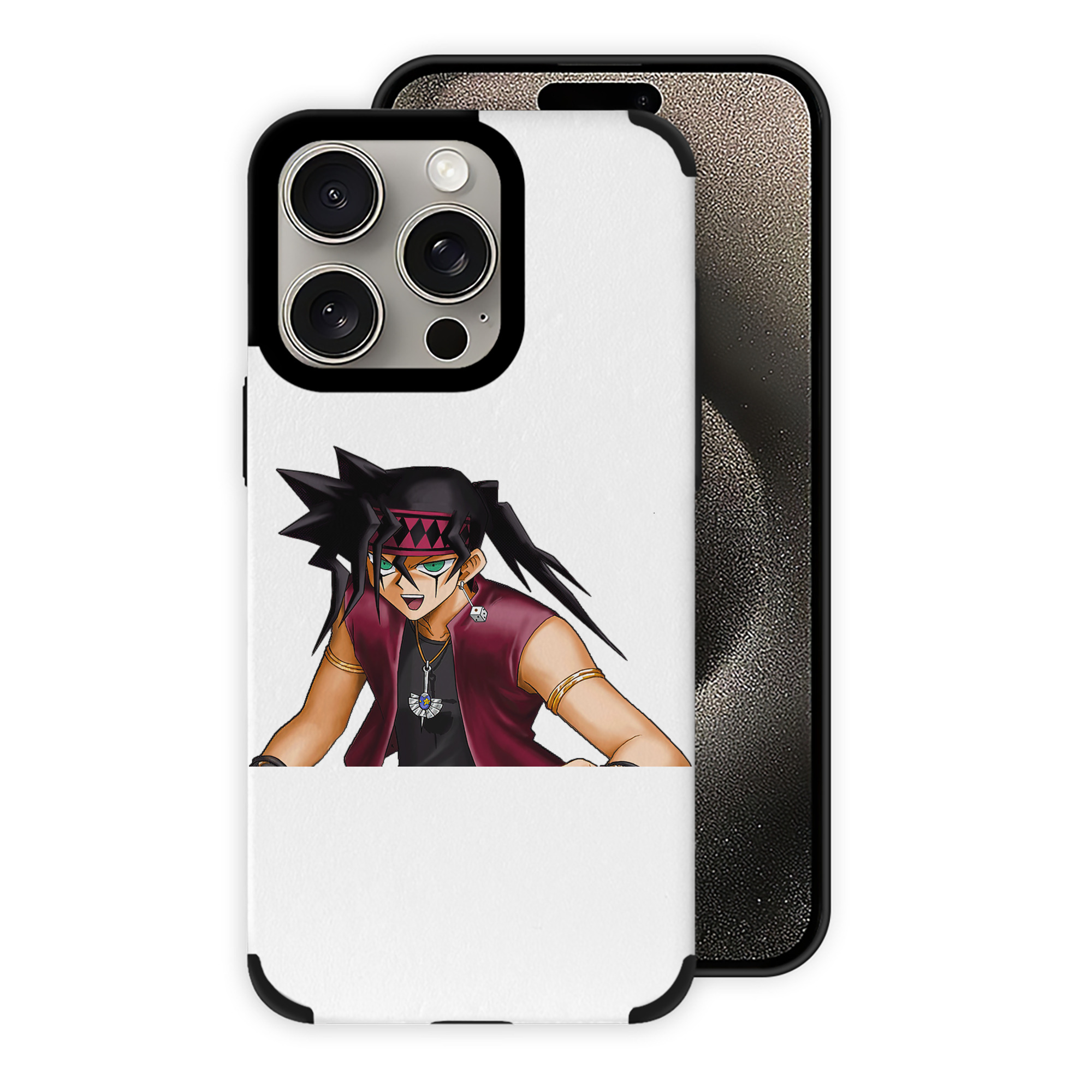 （画像用） 遊☆戯☆王 Yu-Gi-Oh! 【iPhone15ProMax対応】 PUレザー スマホケース 耐衝撃＆黄変防止