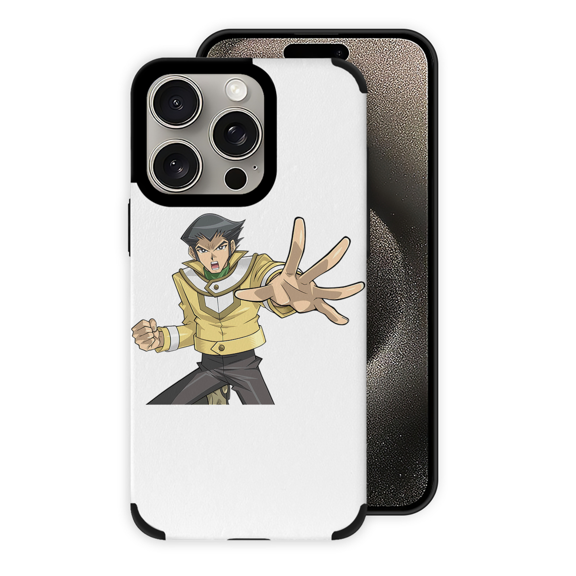 （画像用） 遊☆戯☆王 Yu-Gi-Oh! 【iPhone15ProMax対応】 PUレザー スマホケース 耐衝撃＆黄変防止