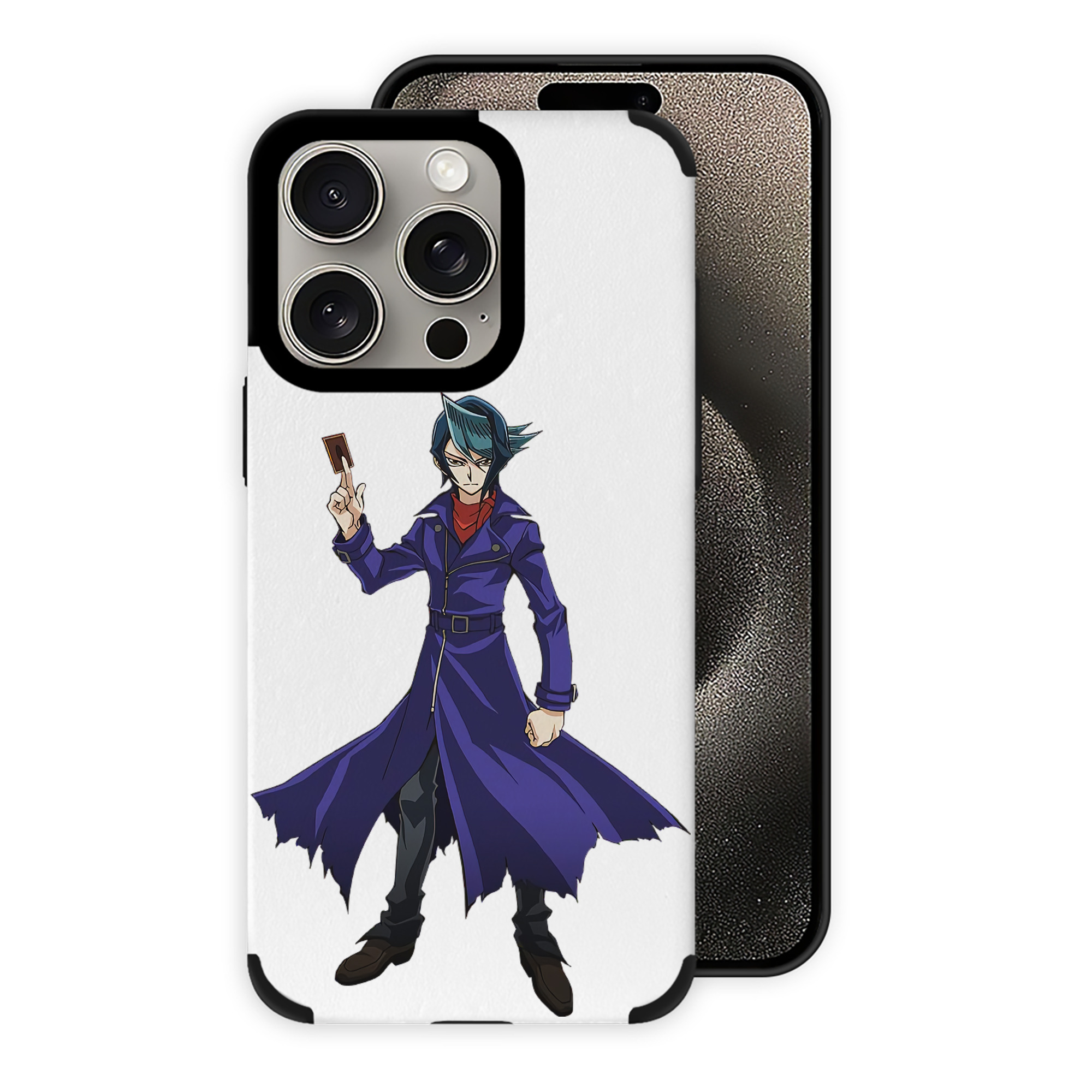 （画像用） 遊☆戯☆王 Yu-Gi-Oh! 【iPhone15ProMax対応】 PUレザー スマホケース 耐衝撃＆黄変防止