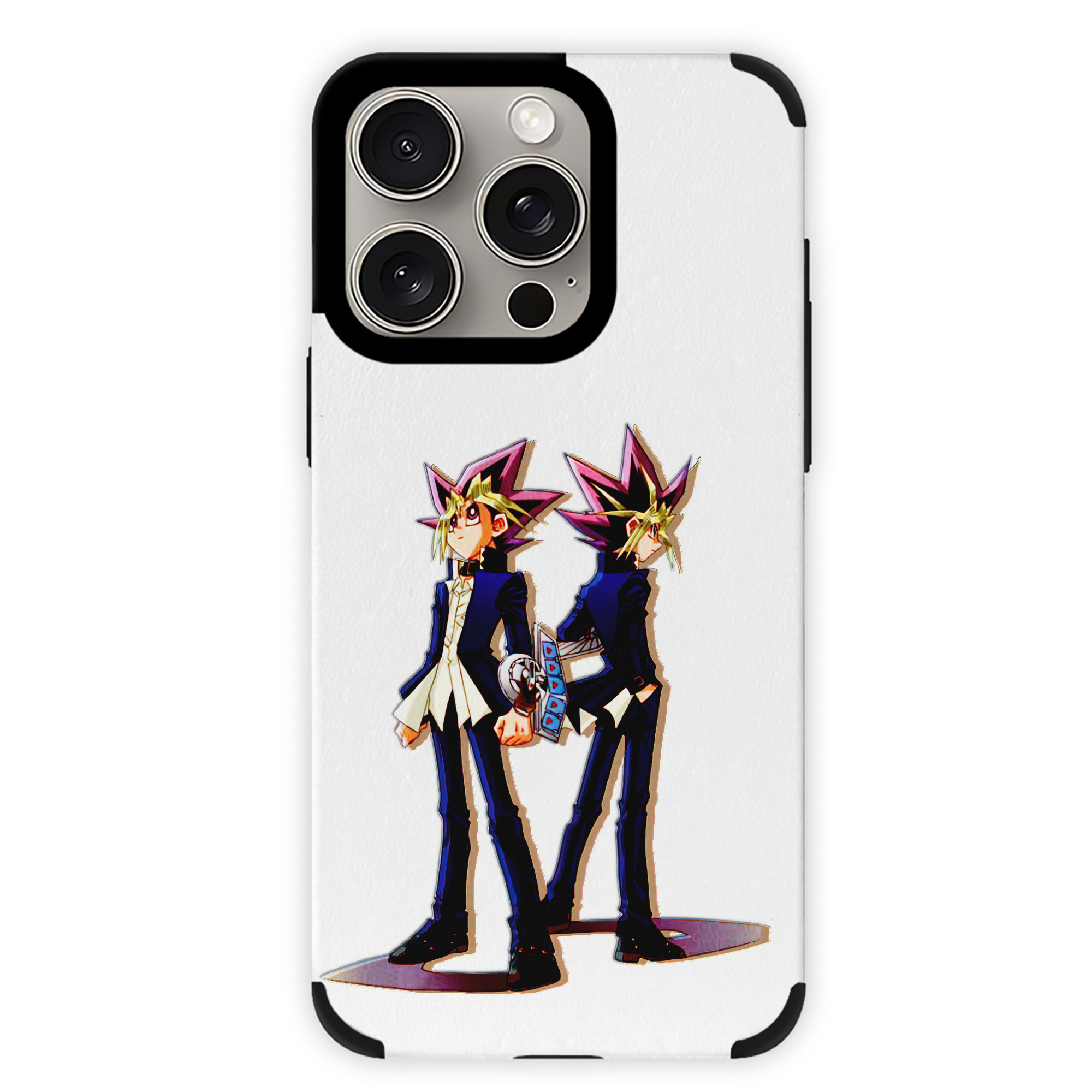 遊☆戯☆王 Yu-Gi-Oh! 【iPhone15ProMax対応】 PUレザー スマホケース 耐衝撃＆黄変防止