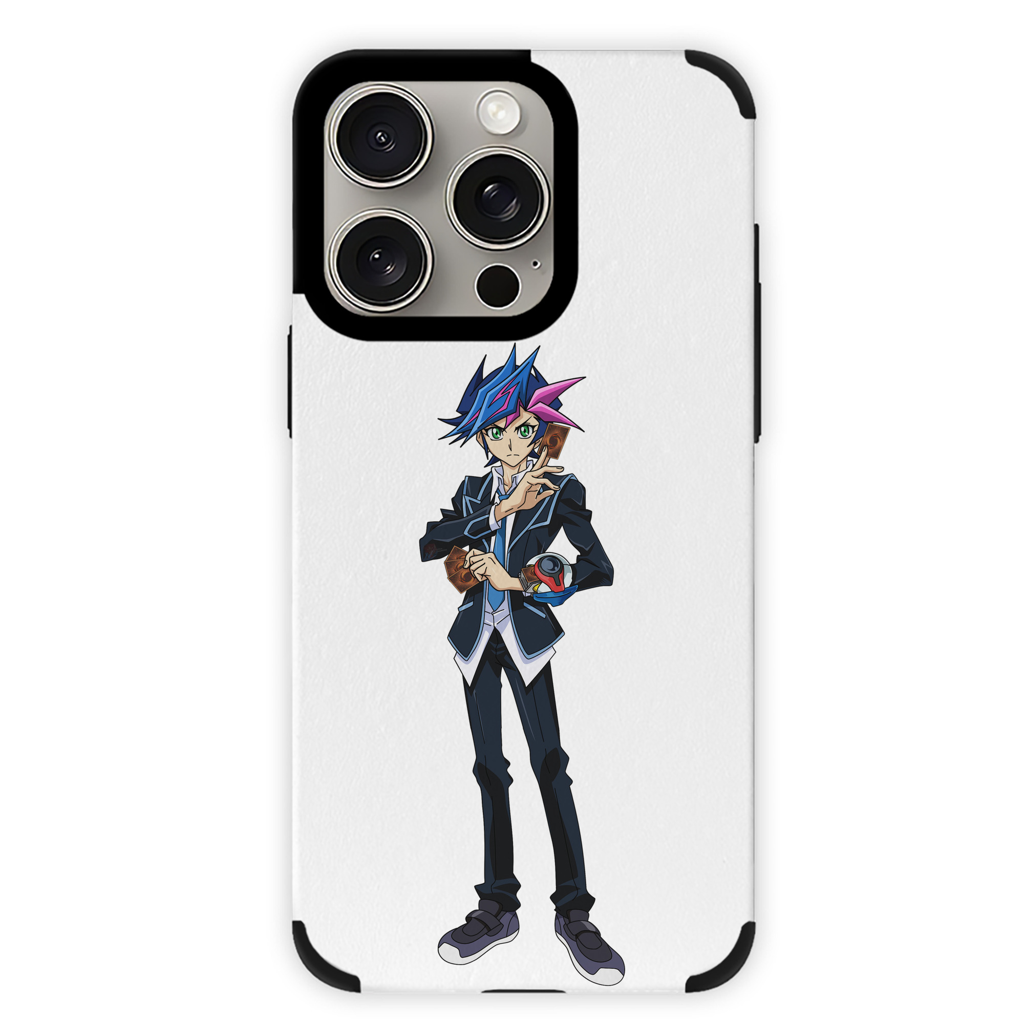 遊☆戯☆王 Yu-Gi-Oh! 【iPhone15ProMax対応】 PUレザー スマホケース 耐衝撃＆黄変防止