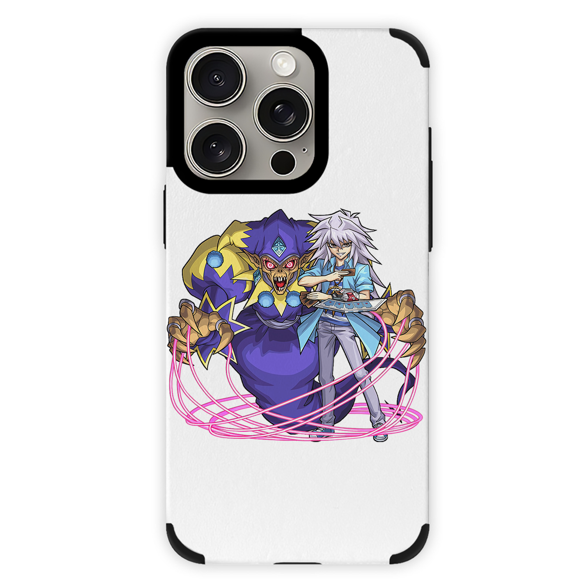 遊☆戯☆王 Yu-Gi-Oh! 【iPhone15ProMax対応】 PUレザー スマホケース 耐衝撃＆黄変防止