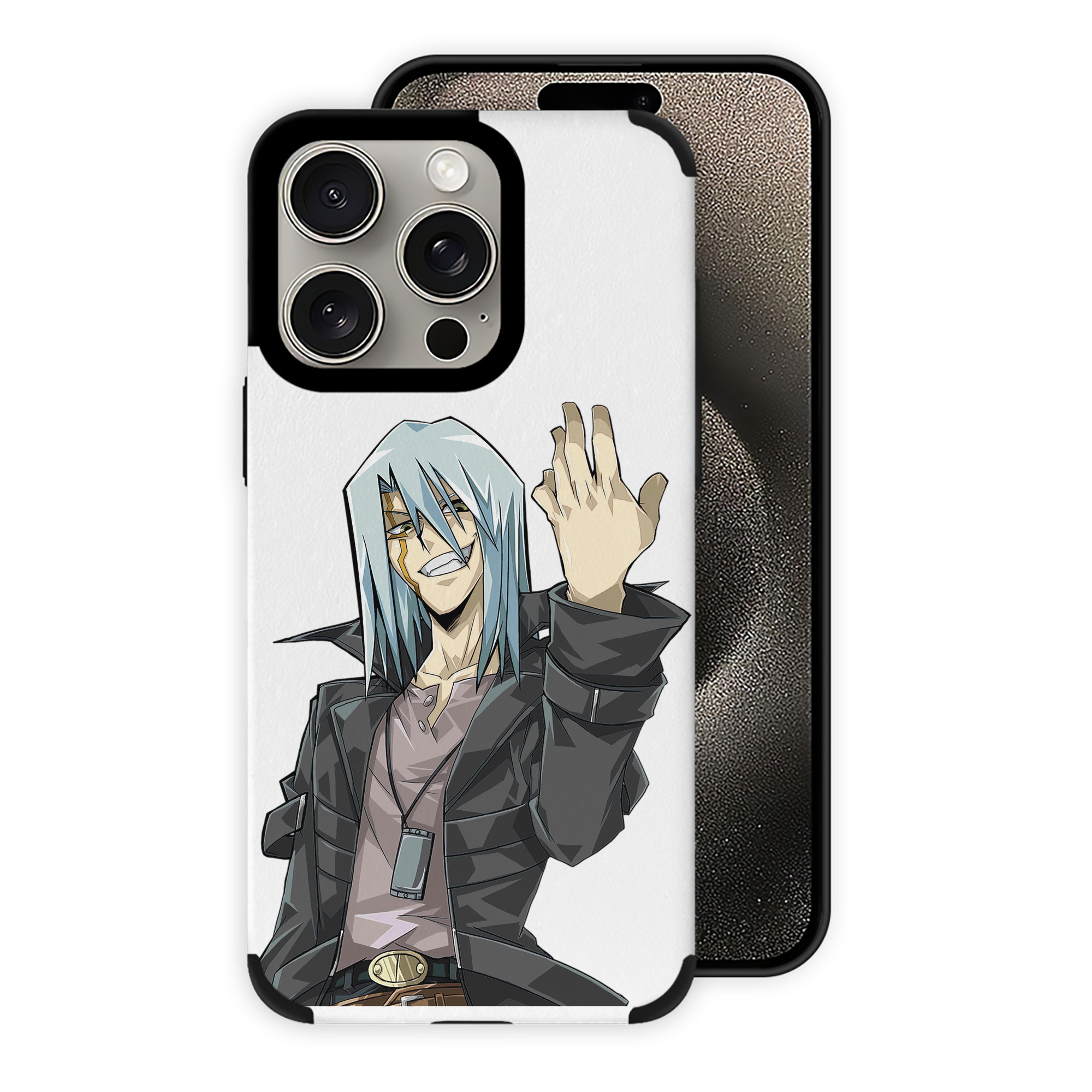遊☆戯☆王 Yu-Gi-Oh! 【iPhone15ProMax対応】 PUレザー スマホケース 耐衝撃＆黄変防止