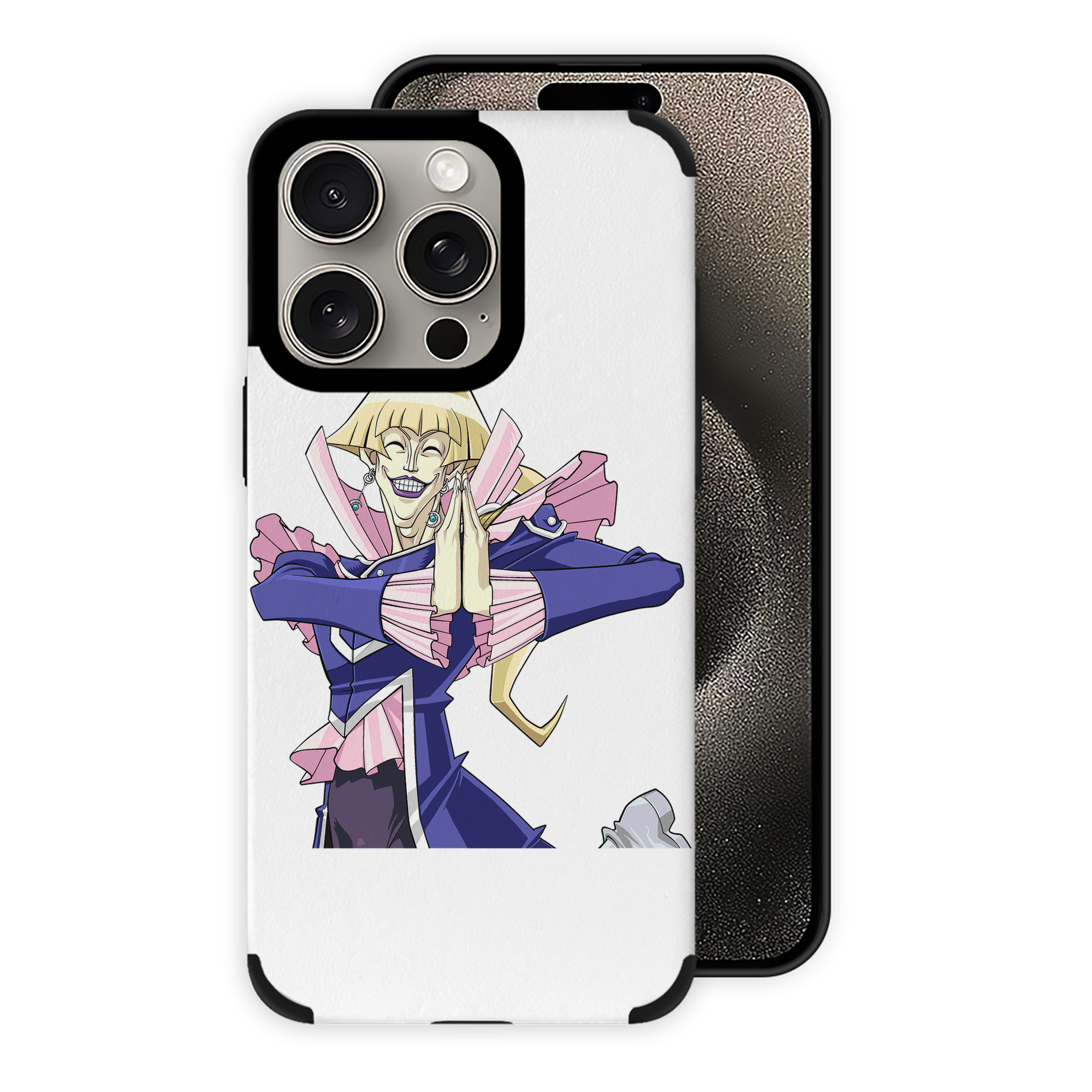 遊☆戯☆王 Yu-Gi-Oh! 【iPhone15ProMax対応】 PUレザー スマホケース 耐衝撃＆黄変防止