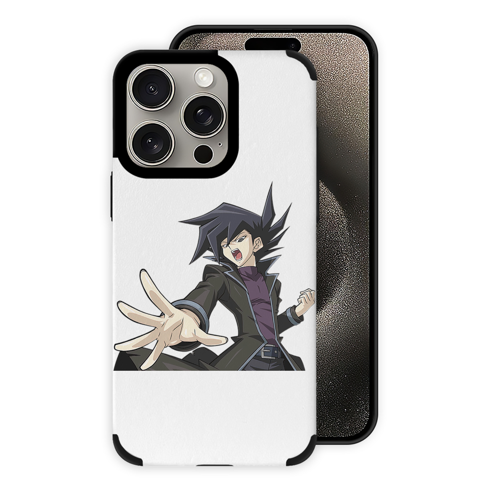 （画像用） 遊☆戯☆王 Yu-Gi-Oh! 【iPhone15ProMax対応】 PUレザー スマホケース 耐衝撃＆黄変防止