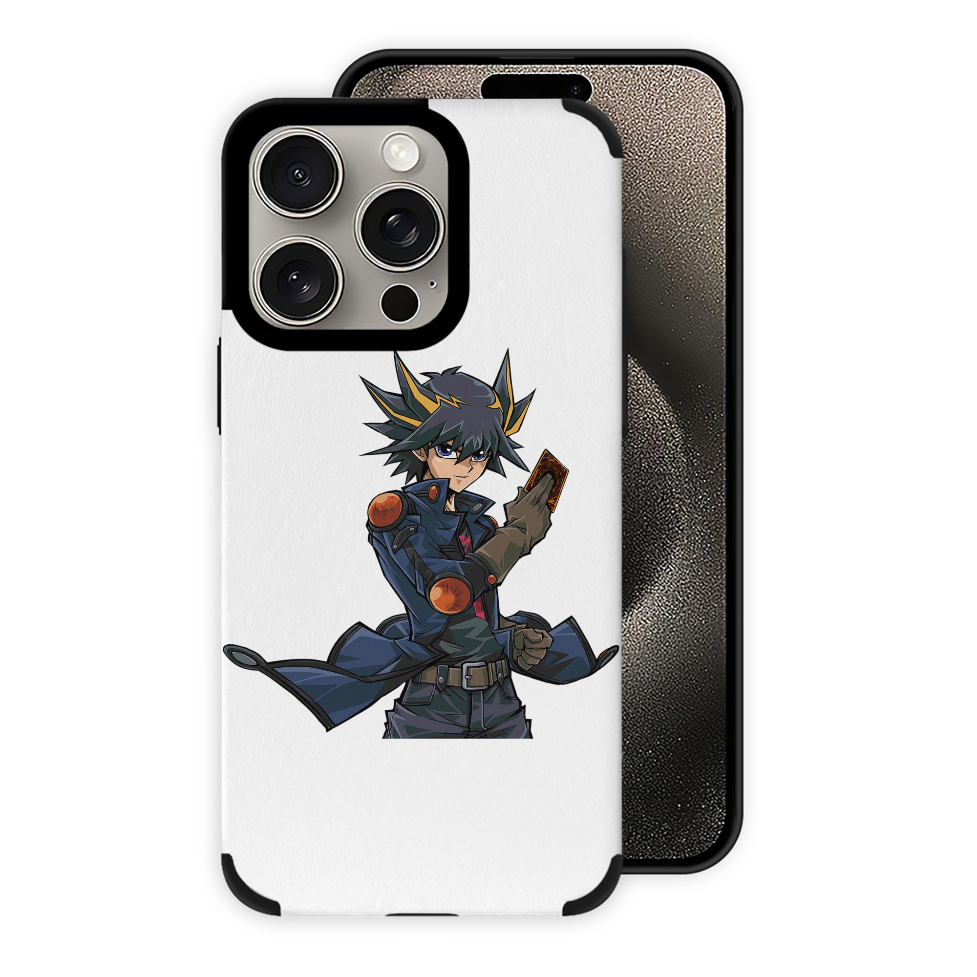 遊☆戯☆王 Yu-Gi-Oh! 【iPhone15ProMax対応】 PUレザー スマホケース 耐衝撃＆黄変防止