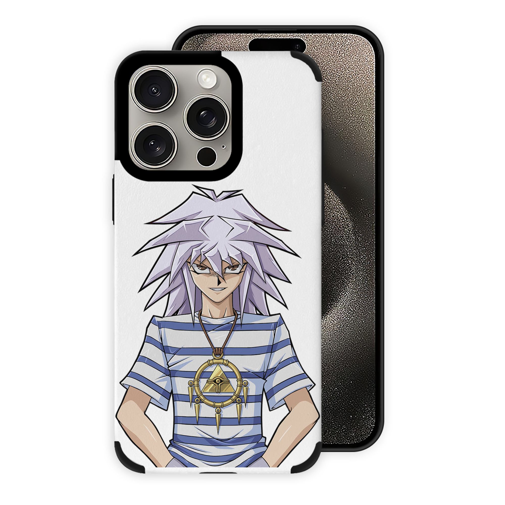 遊☆戯☆王 Yu-Gi-Oh! 【iPhone15ProMax対応】 PUレザー スマホケース 耐衝撃＆黄変防止