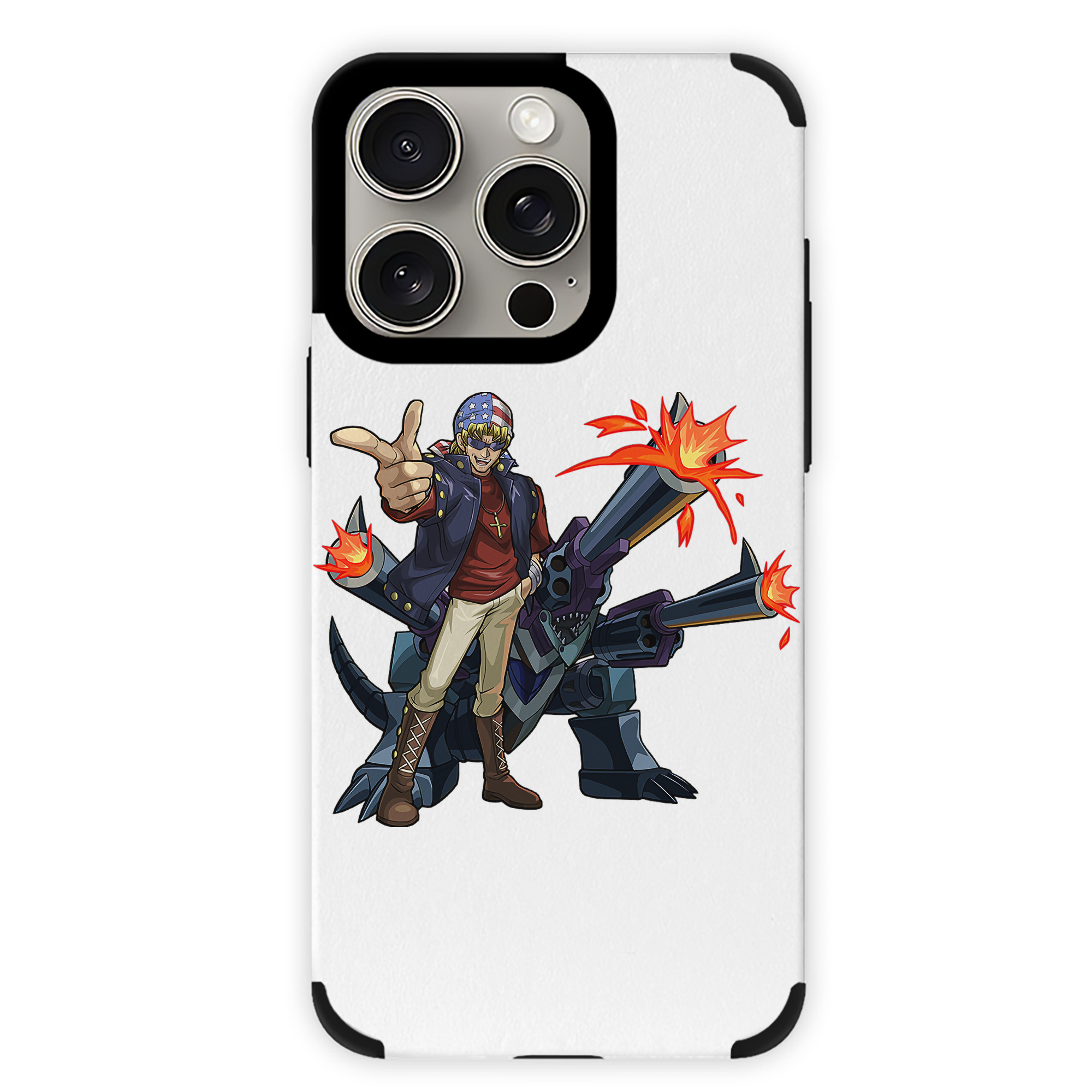 遊☆戯☆王 Yu-Gi-Oh! 【iPhone15ProMax対応】 PUレザー スマホケース 耐衝撃＆黄変防止