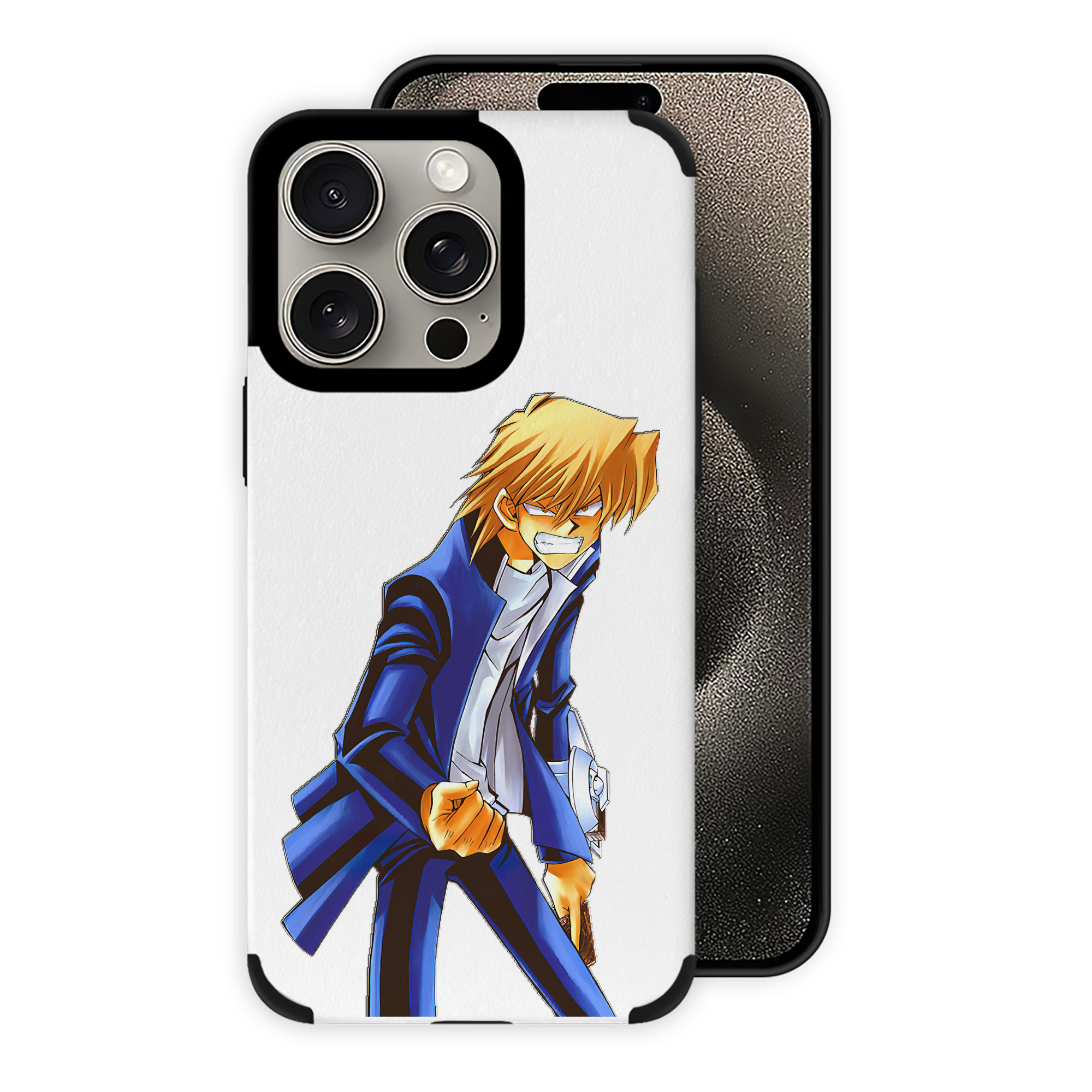 遊☆戯☆王 Yu-Gi-Oh! 【iPhone15ProMax対応】 PUレザー スマホケース 耐衝撃＆黄変防止