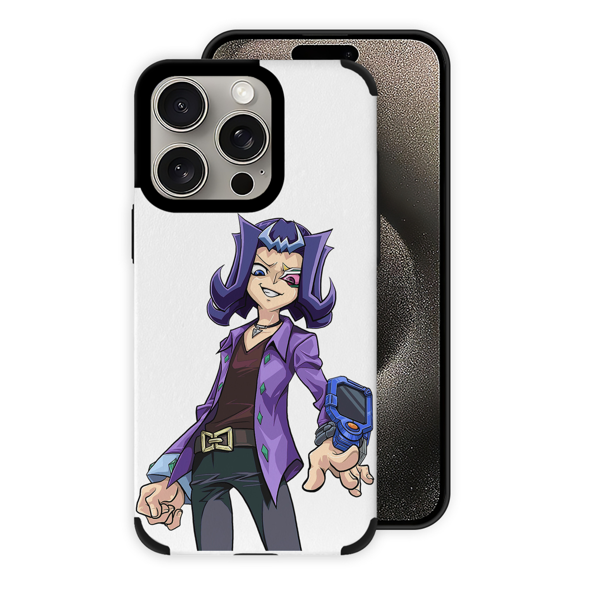 遊☆戯☆王 Yu-Gi-Oh! 【iPhone15ProMax対応】 PUレザー スマホケース 耐衝撃＆黄変防止