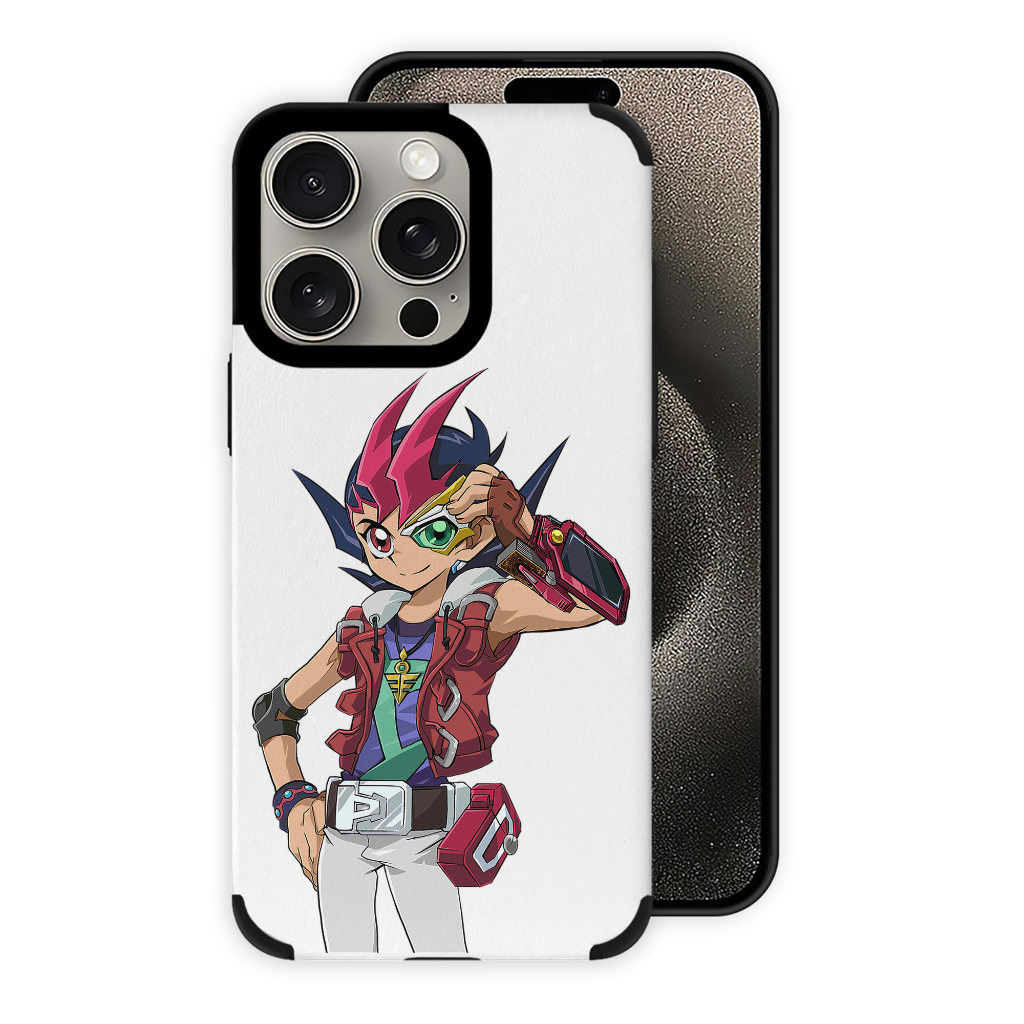 遊☆戯☆王 Yu-Gi-Oh! 【iPhone15ProMax対応】 PUレザー スマホケース 耐衝撃＆黄変防止