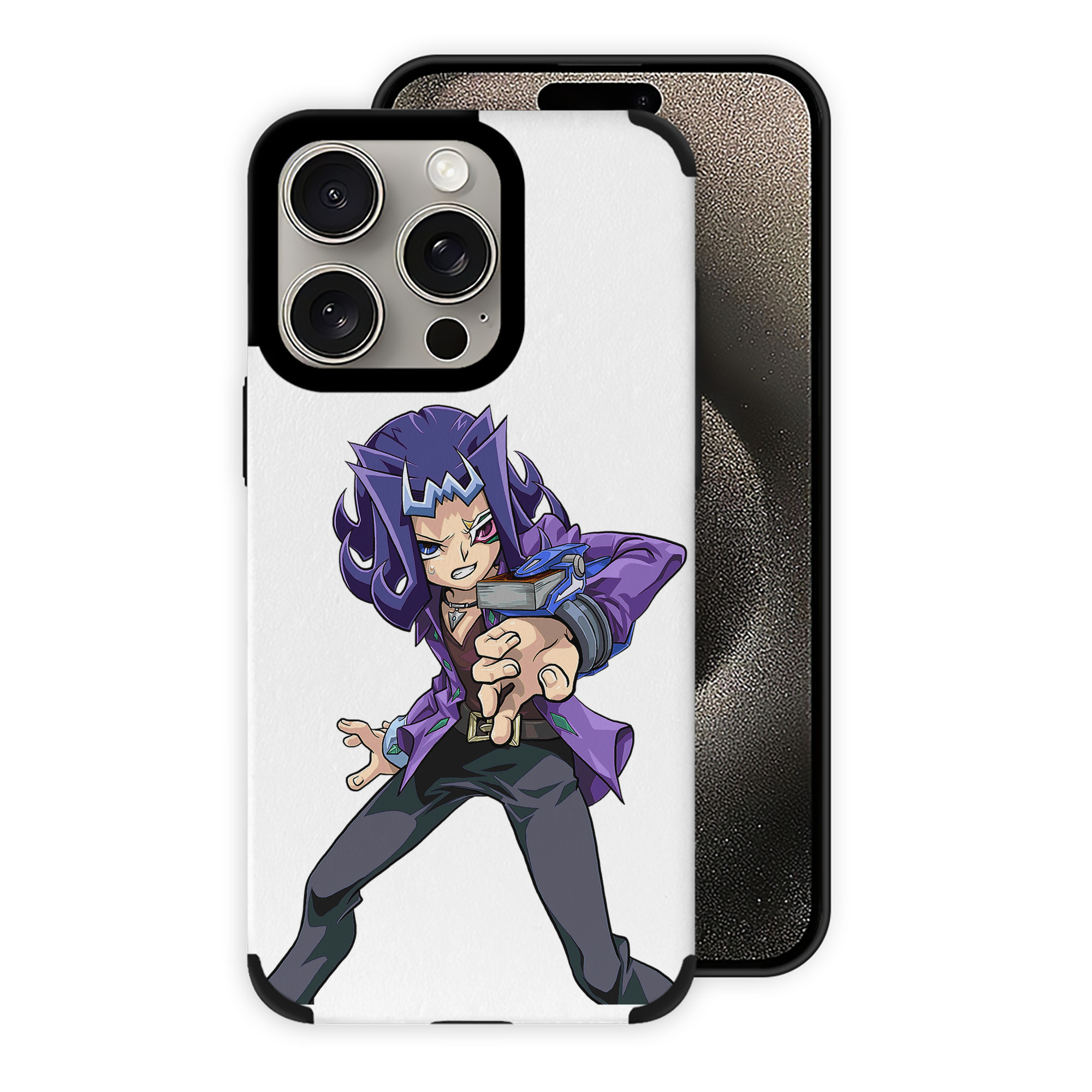 （画像用） 遊☆戯☆王 Yu-Gi-Oh! 【iPhone15ProMax対応】 PUレザー スマホケース 耐衝撃＆黄変防止