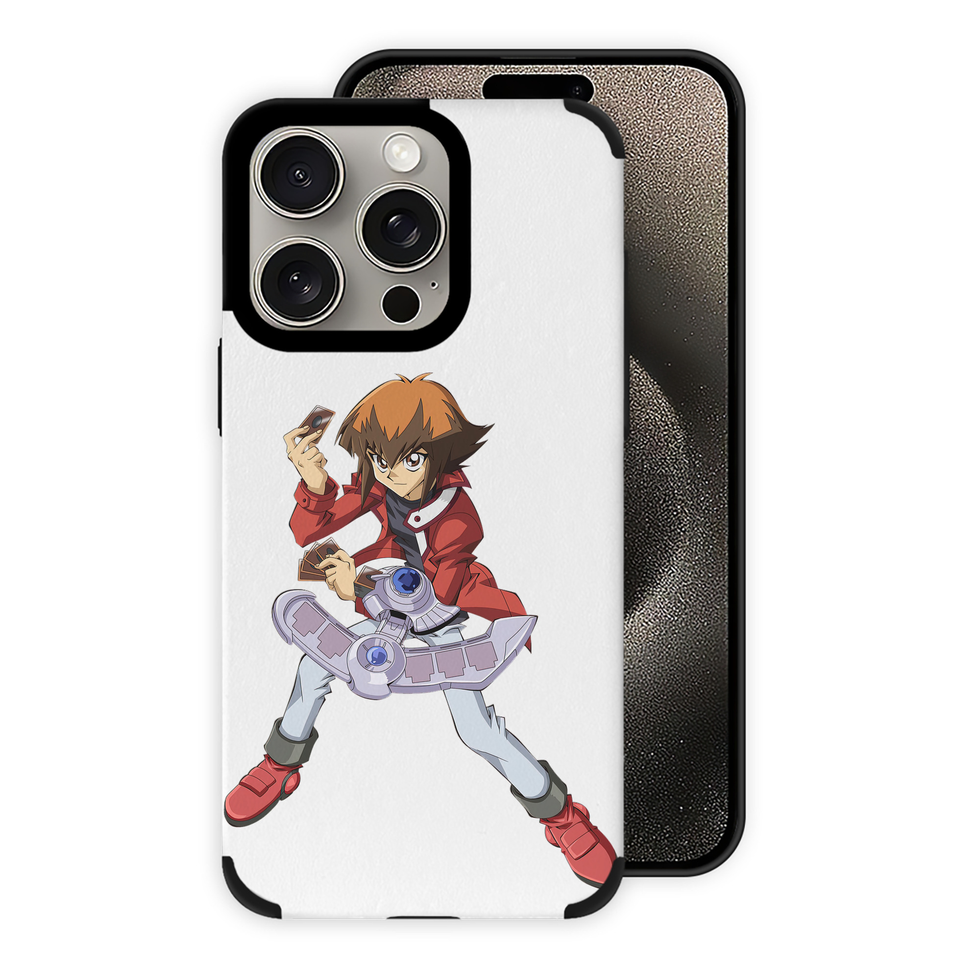 遊☆戯☆王 Yu-Gi-Oh! 【iPhone15ProMax対応】 PUレザー スマホケース 耐衝撃＆黄変防止