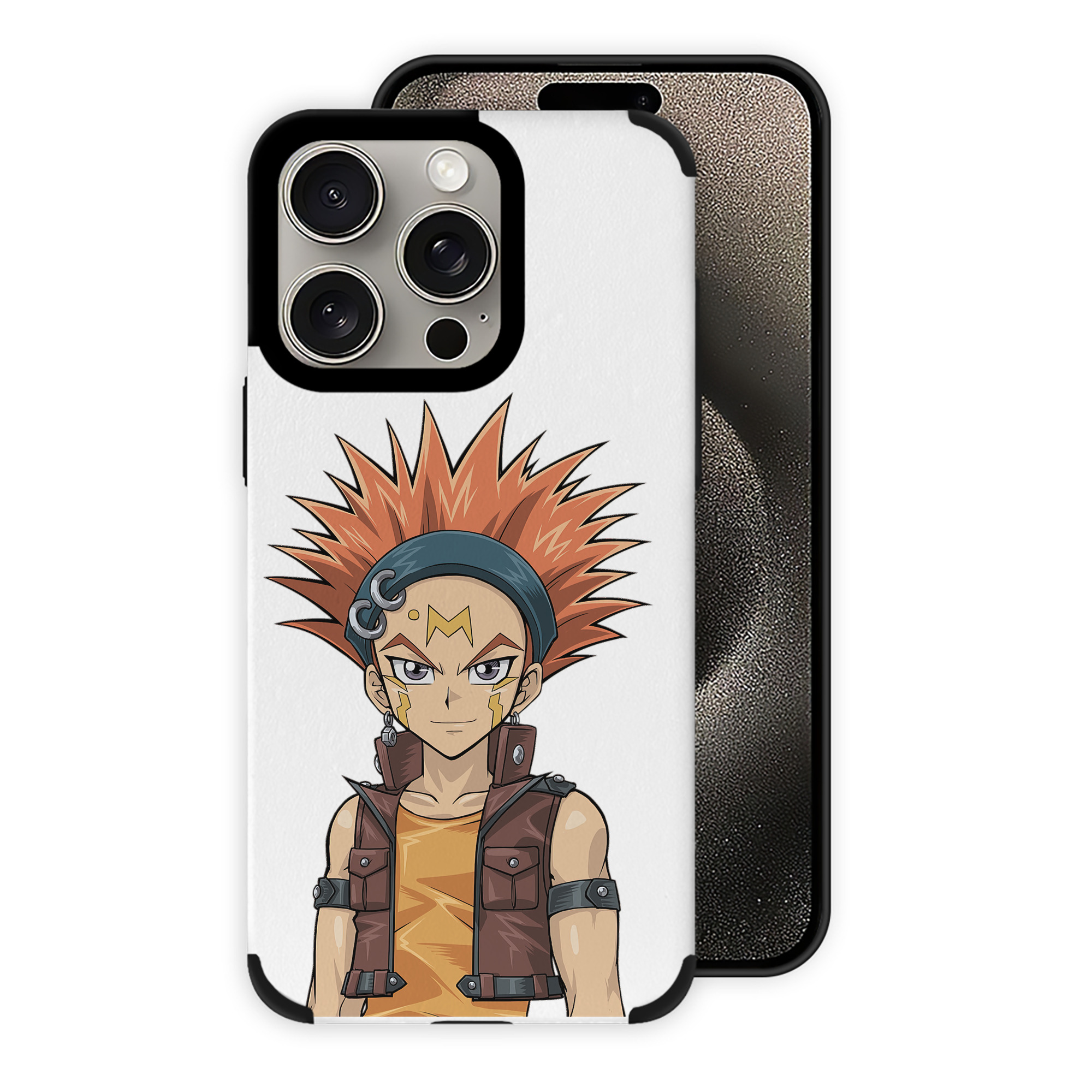 遊☆戯☆王 Yu-Gi-Oh! 【iPhone15ProMax対応】 PUレザー スマホケース 耐衝撃＆黄変防止