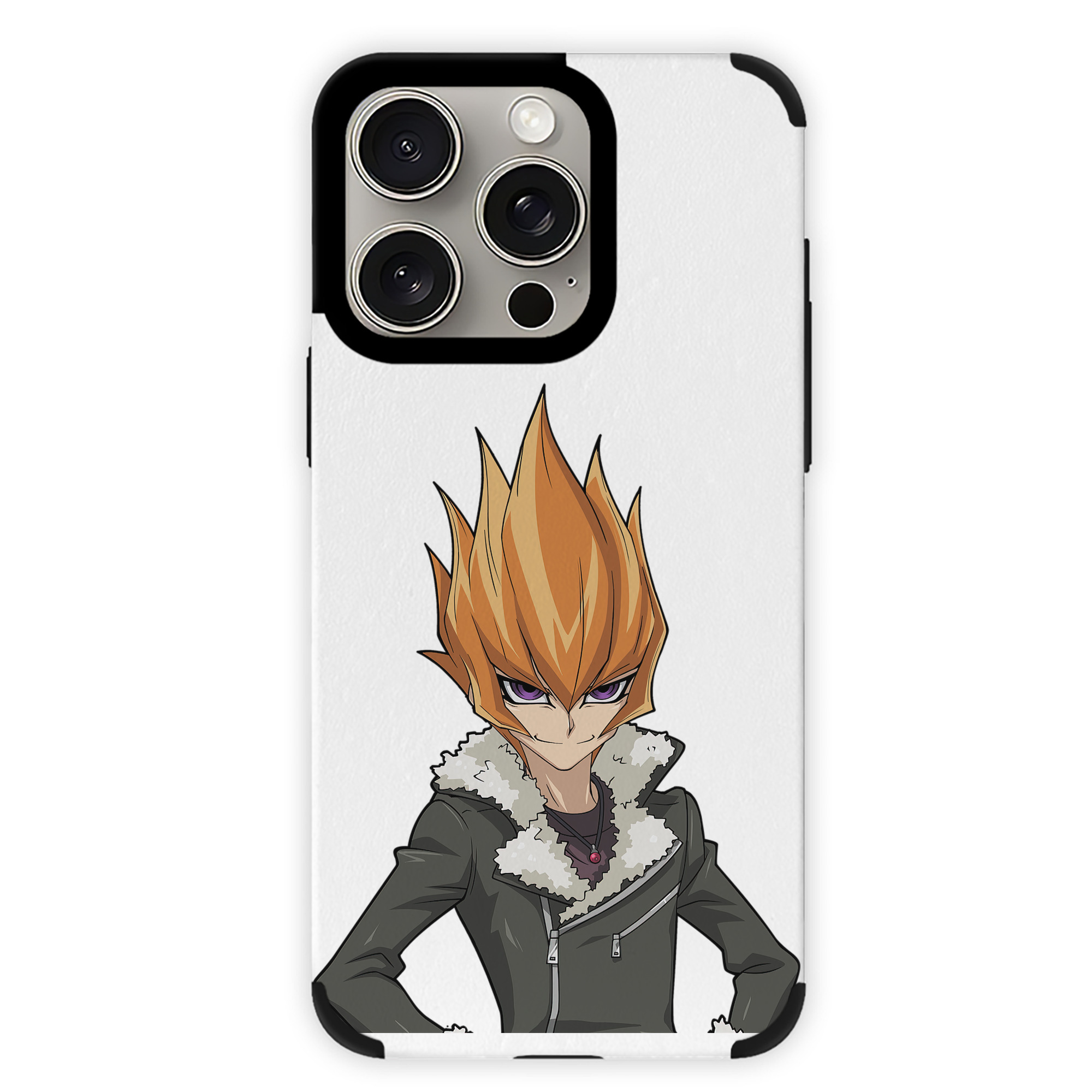 遊☆戯☆王 Yu-Gi-Oh! 【iPhone15ProMax対応】 PUレザー スマホケース 耐衝撃＆黄変防止