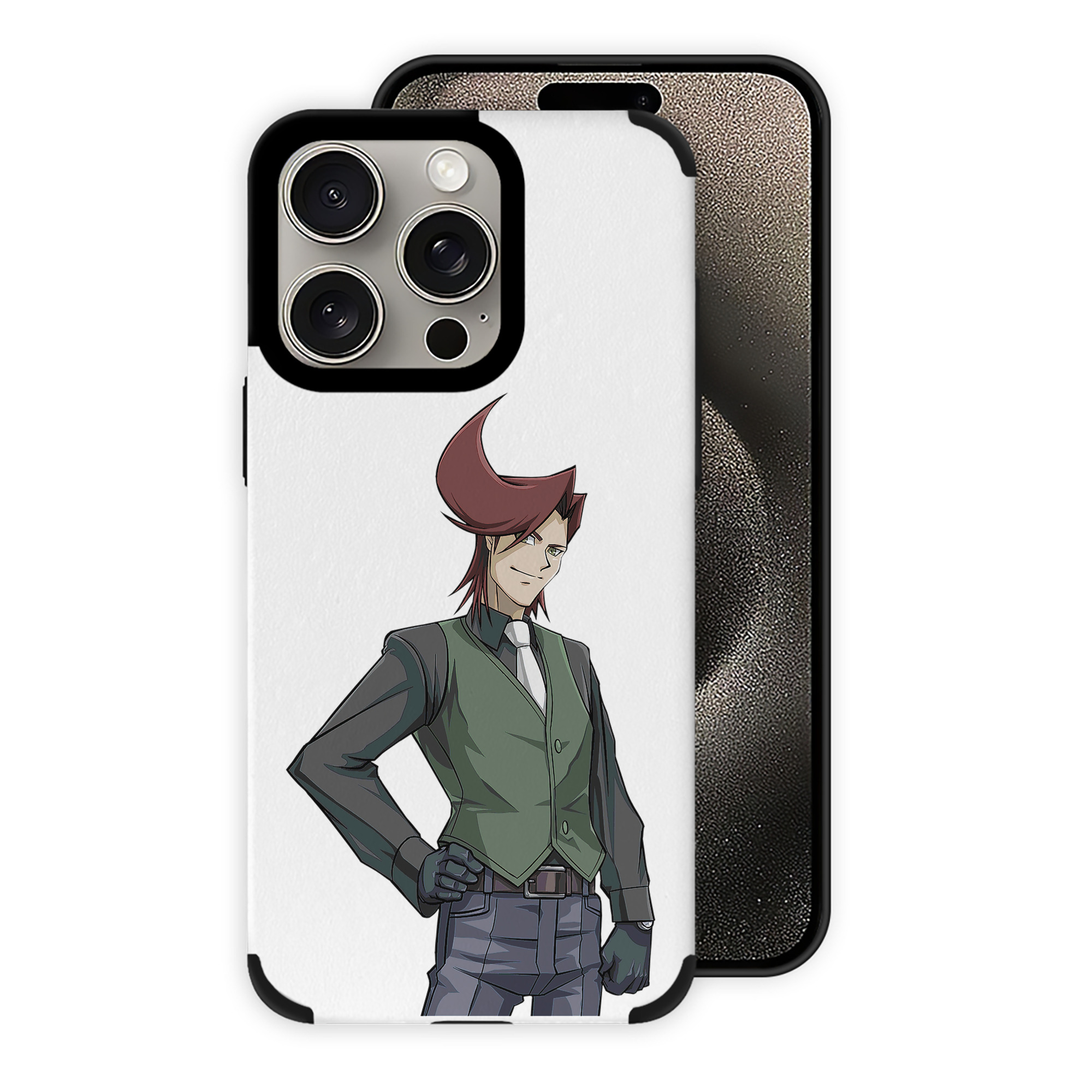 遊☆戯☆王 Yu-Gi-Oh! 【iPhone15ProMax対応】 PUレザー スマホケース 耐衝撃＆黄変防止