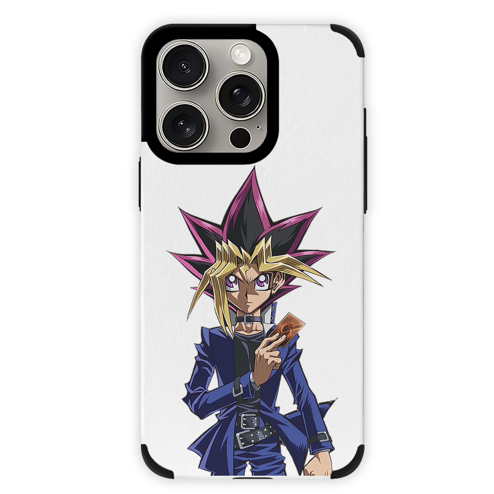 遊☆戯☆王 Yu-Gi-Oh! 【iPhone15ProMax対応】 PUレザー スマホケース 耐衝撃＆黄変防止