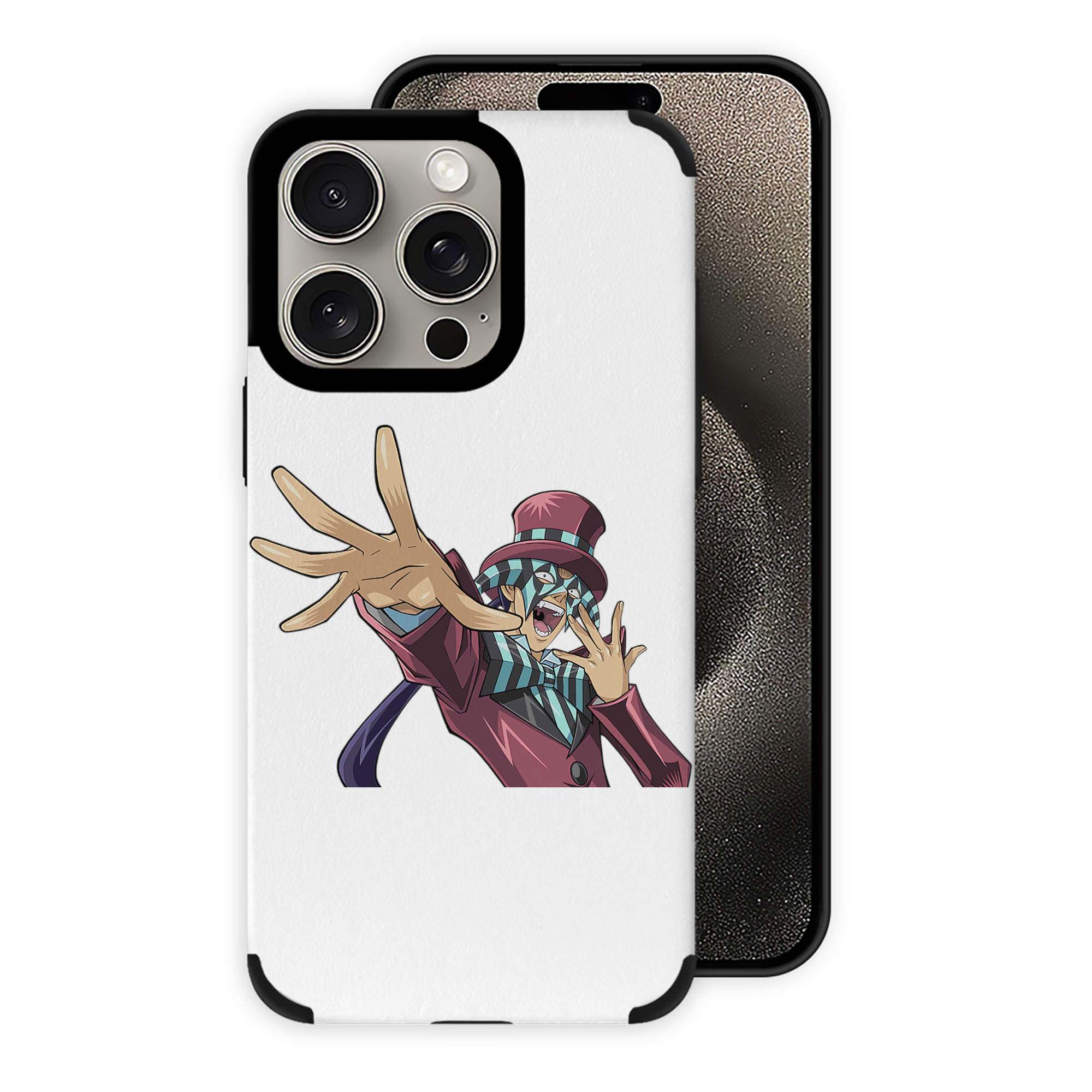 （画像用） 遊☆戯☆王 Yu-Gi-Oh! 【iPhone15ProMax対応】 PUレザー スマホケース 耐衝撃＆黄変防止