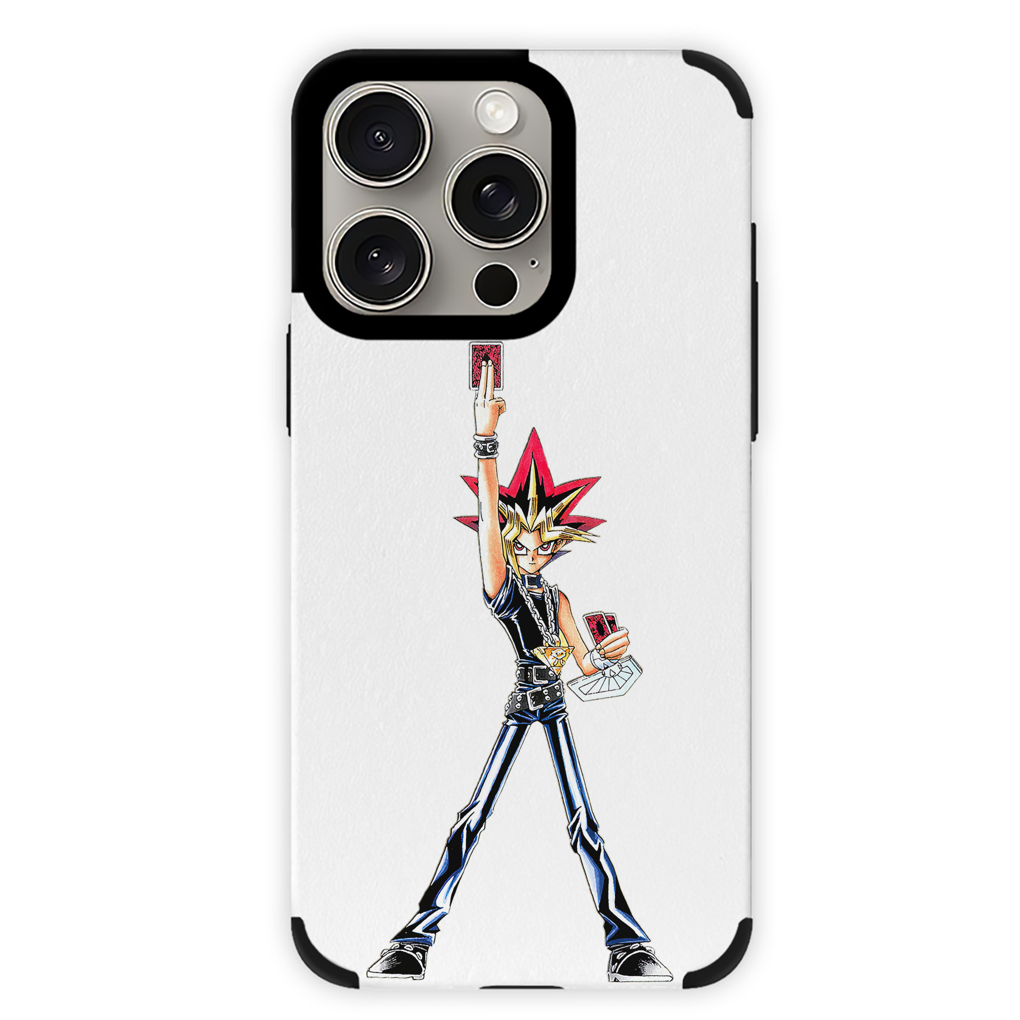 遊☆戯☆王 Yu-Gi-Oh! 【iPhone15ProMax対応】 PUレザー スマホケース 耐衝撃＆黄変防止