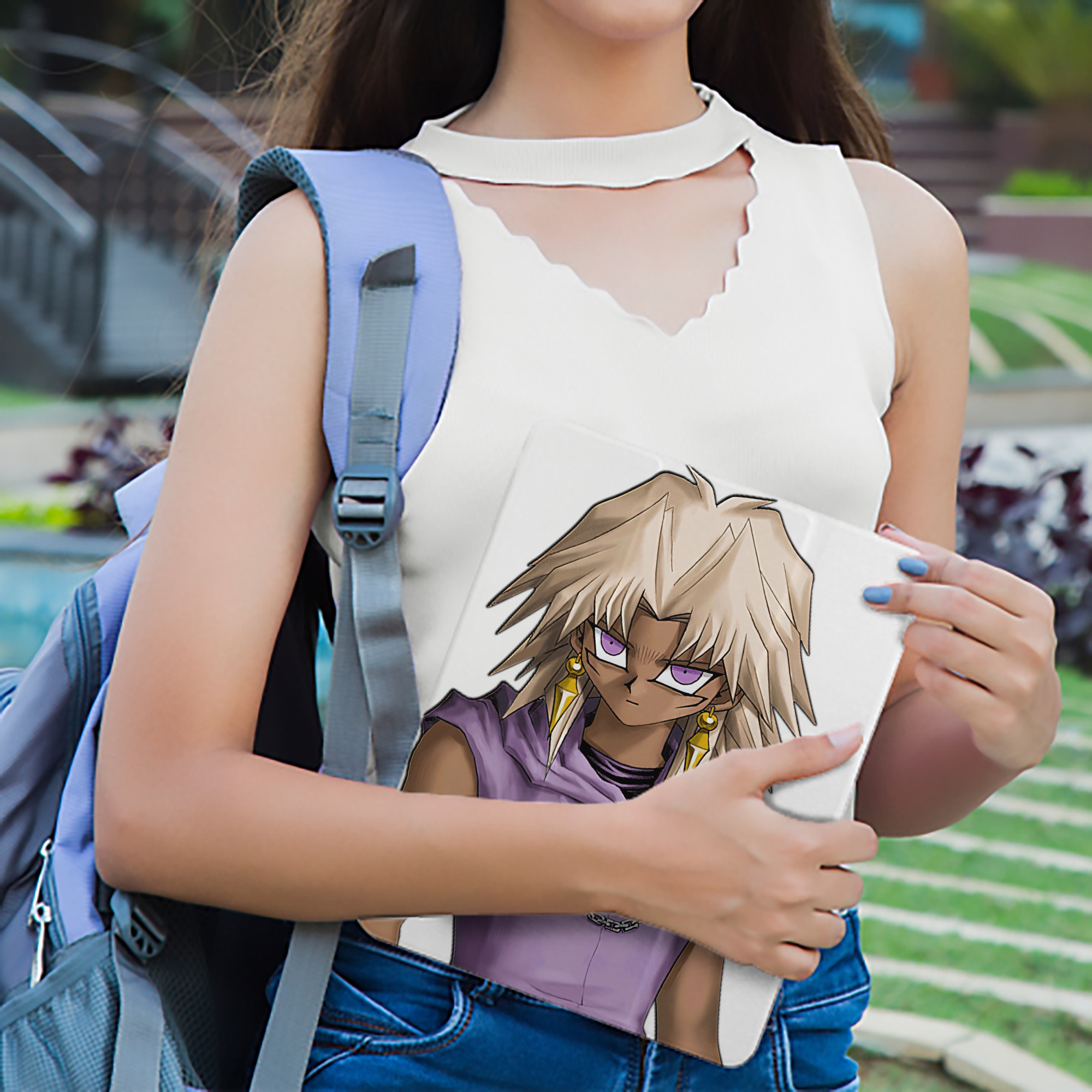 遊☆戯☆王 Yu-Gi-Oh! IPad ケース ペン収納付き 三つ折りスタンド PUレザー×シリコン 対応機種9.5/10.5/10.9インチ