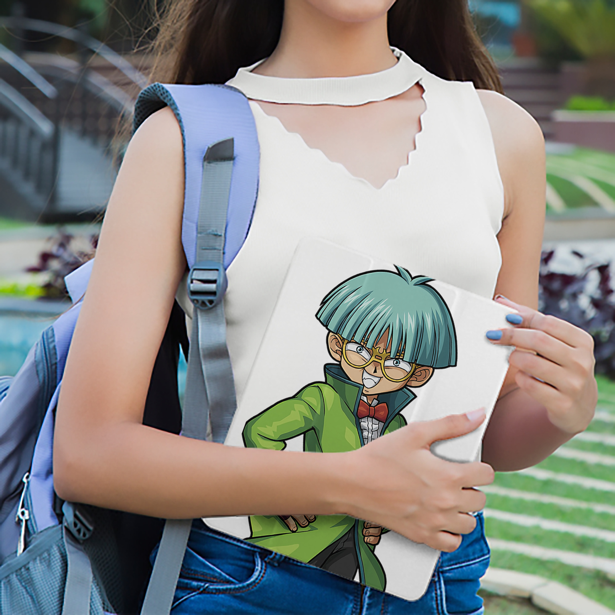 遊☆戯☆王 Yu-Gi-Oh! IPad ケース ペン収納付き 三つ折りスタンド PUレザー×シリコン 対応機種9.5/10.5/10.9インチ