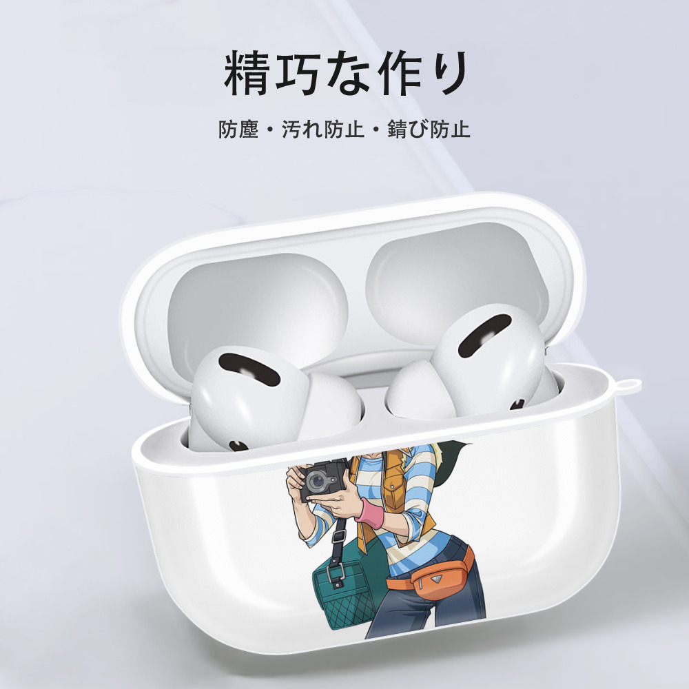 遊☆戯☆王 Yu-Gi-Oh! 【AirPods Pro用】ハードシェル保護ケース 耐衝撃・防指紋・カラビナ付き商品仕様
